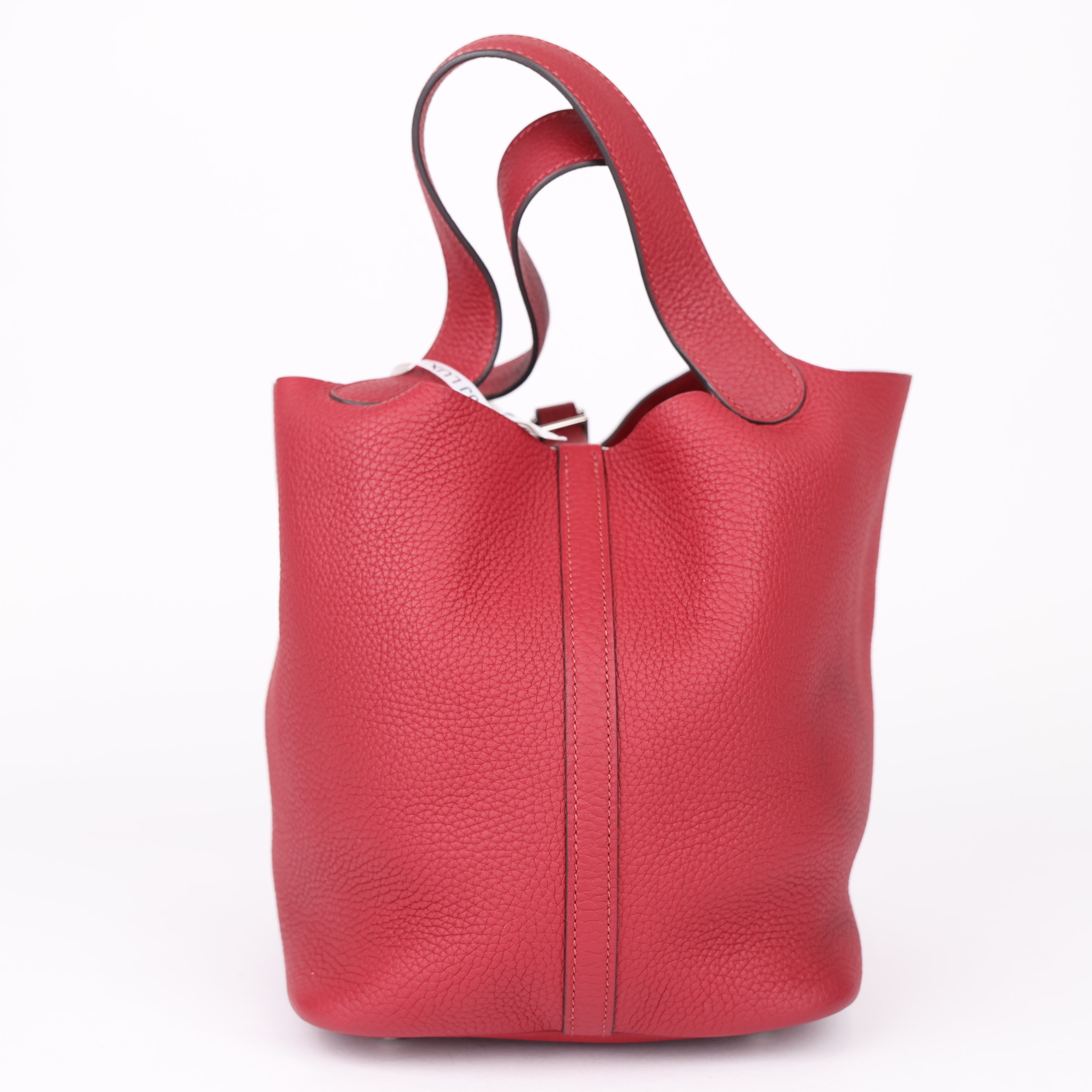 J1933 Hermès Picotin 22 Clémence Rouge Duchesse bag- Pre Owned