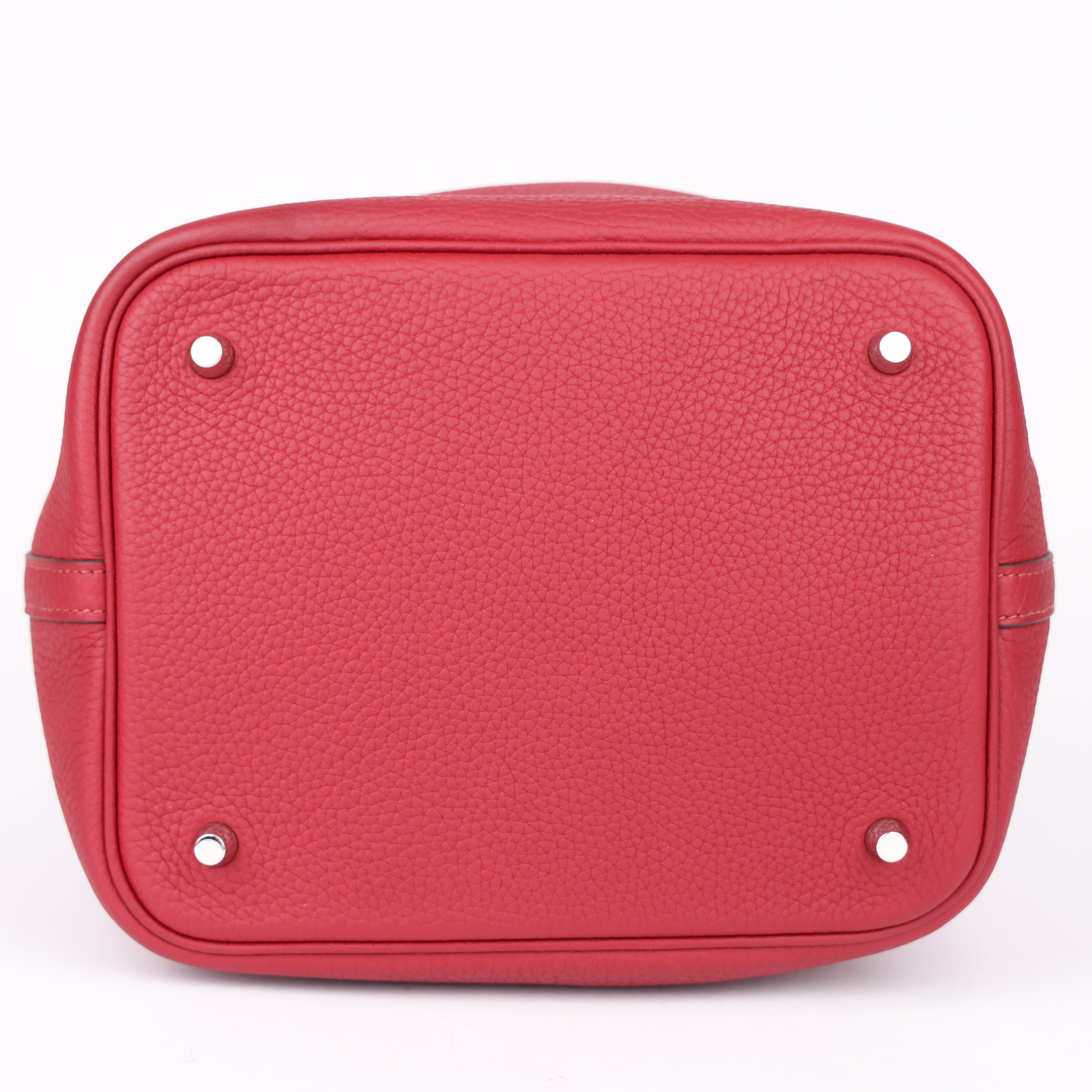 J1933 Hermès Picotin 22 Clémence Rouge Duchesse bag- Pre Owned