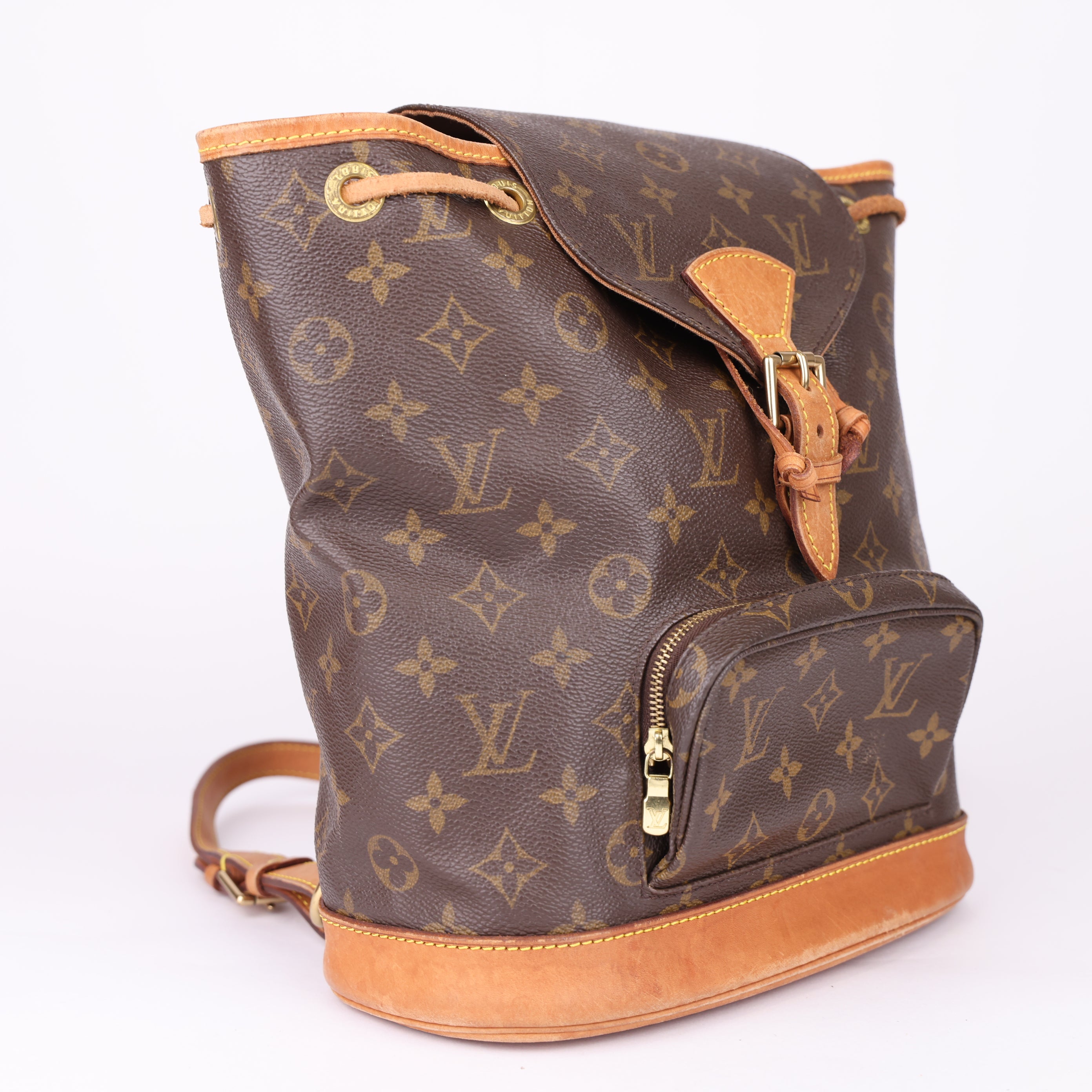 J1821 Louis Vuitton Monogram Montsouris MM Backpack- Pre Owned
