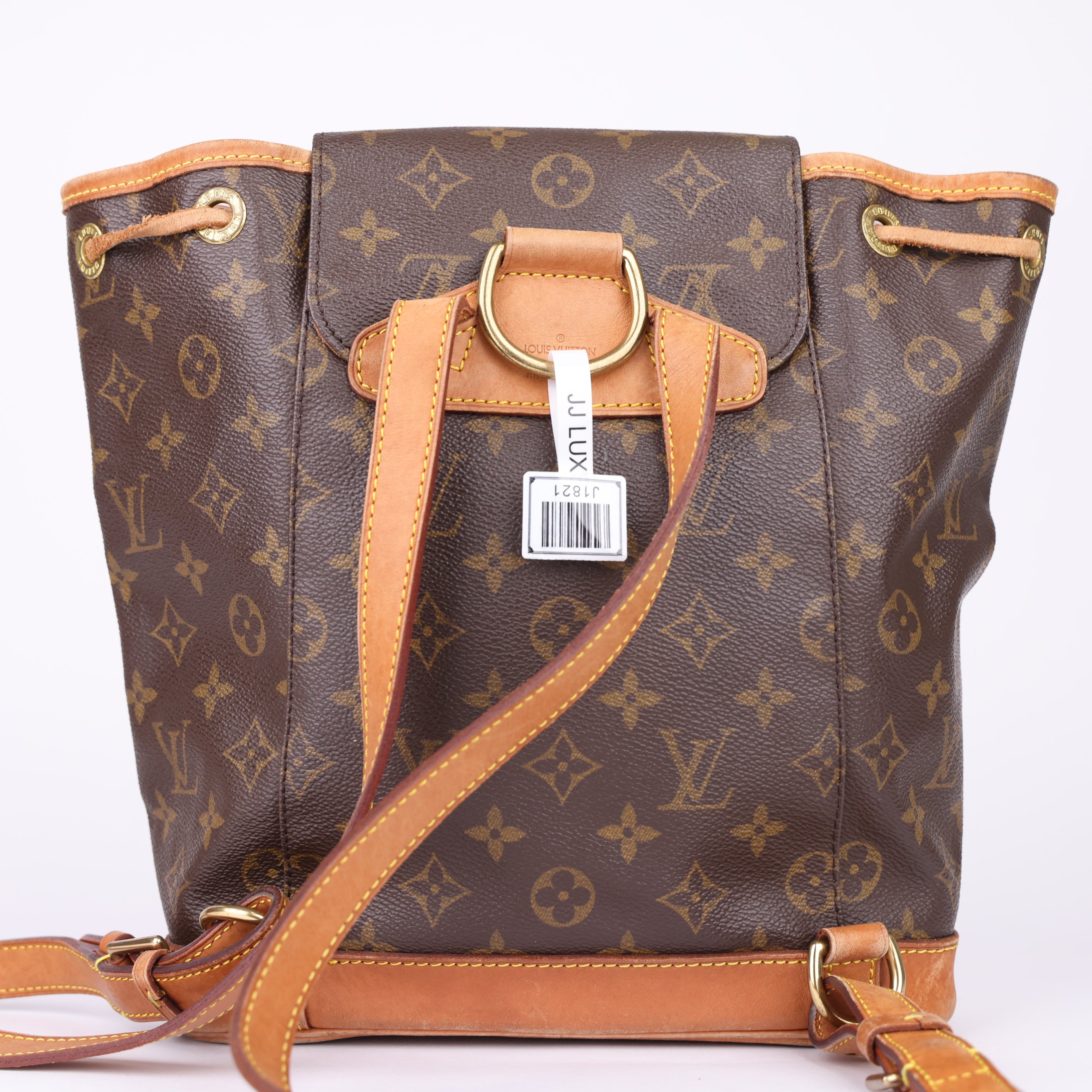 J1821 Louis Vuitton Monogram Montsouris MM Backpack- Pre Owned