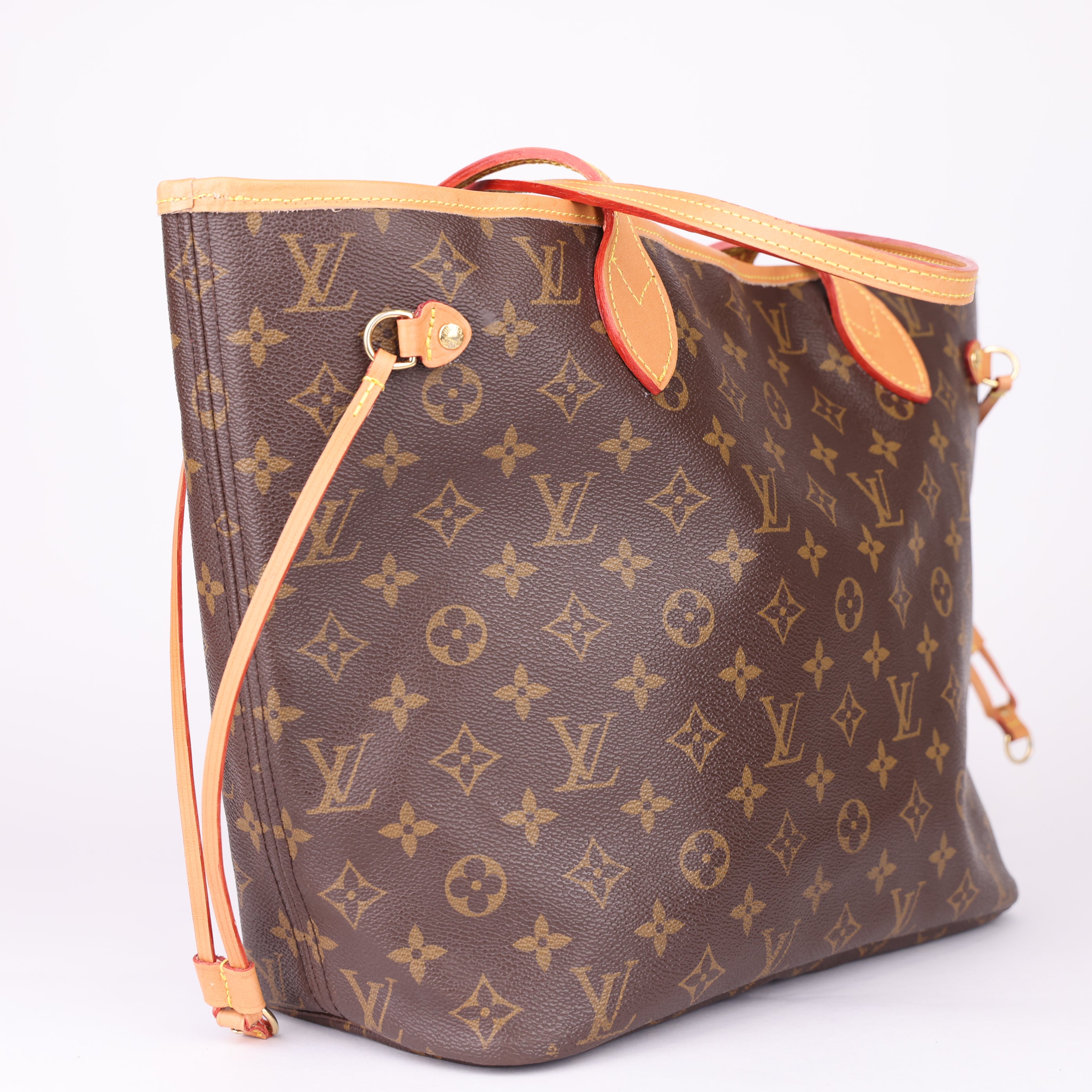J1822 Louis Vuitton Neverfull Leather Tote - Pre Owned