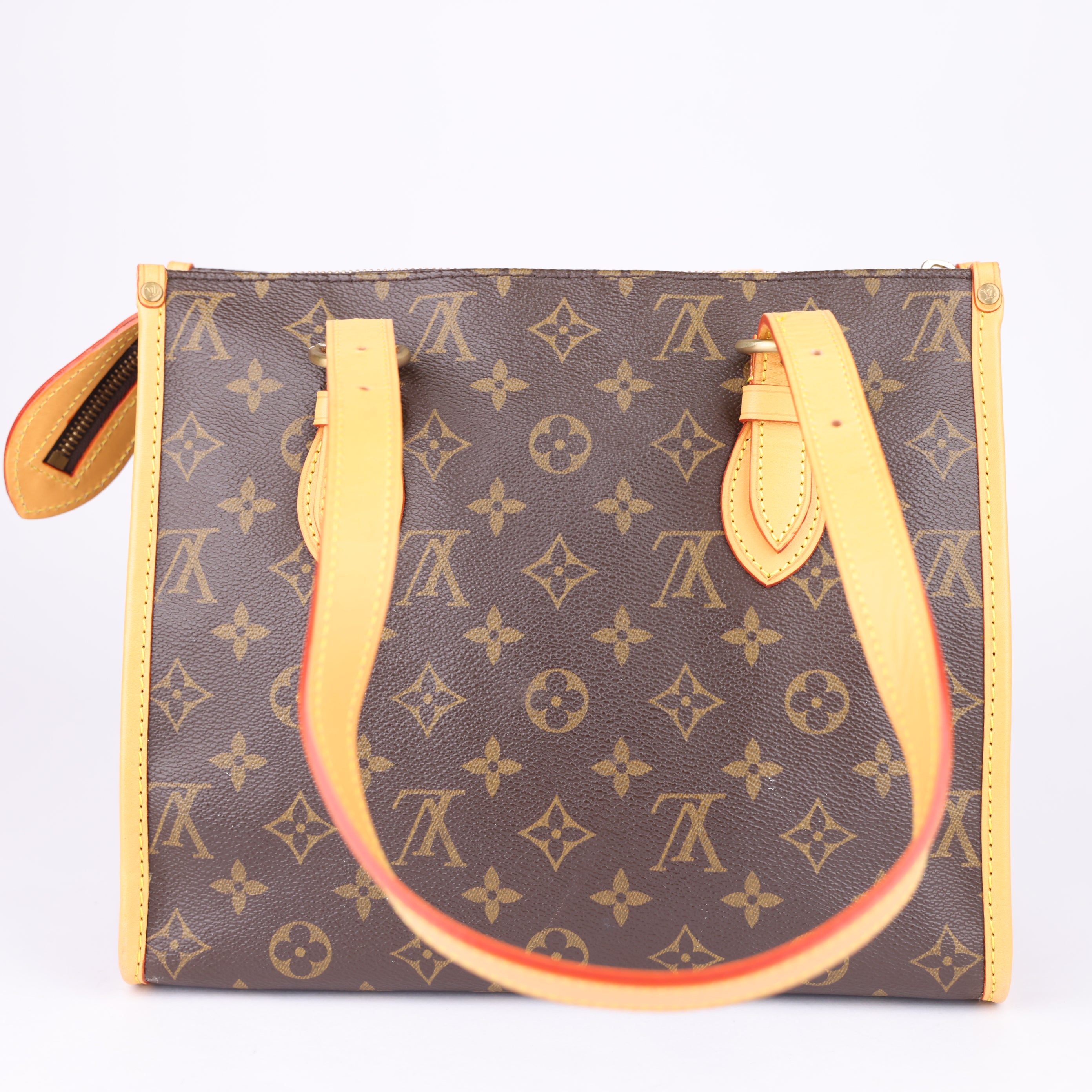 J1793 Louis Vuitton Monogram Popincourt Shoulder Bag Brown- Pre Owned
