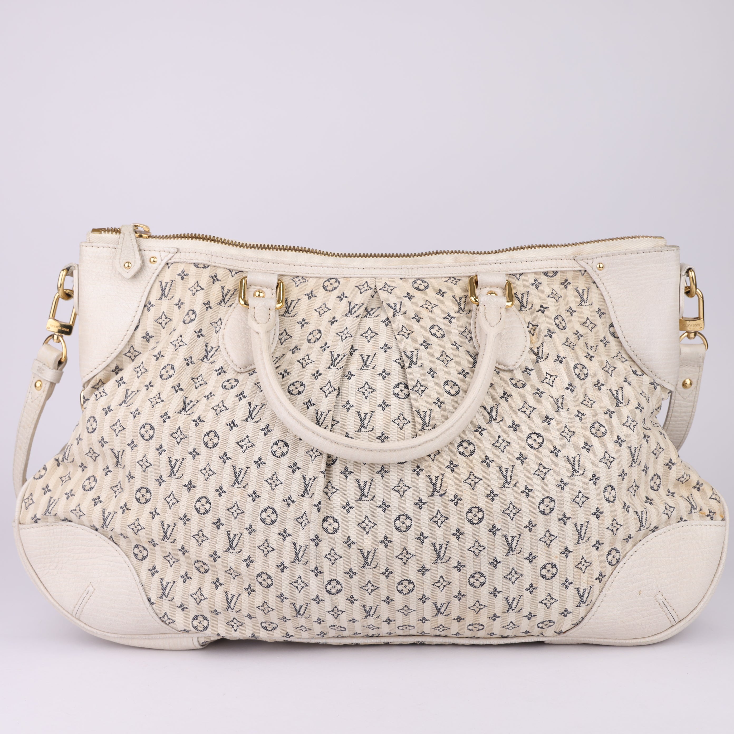 J1755 LOUIS VUITTON Monogram Mini Lin Croisette Marina GM Bag- Pre Owned