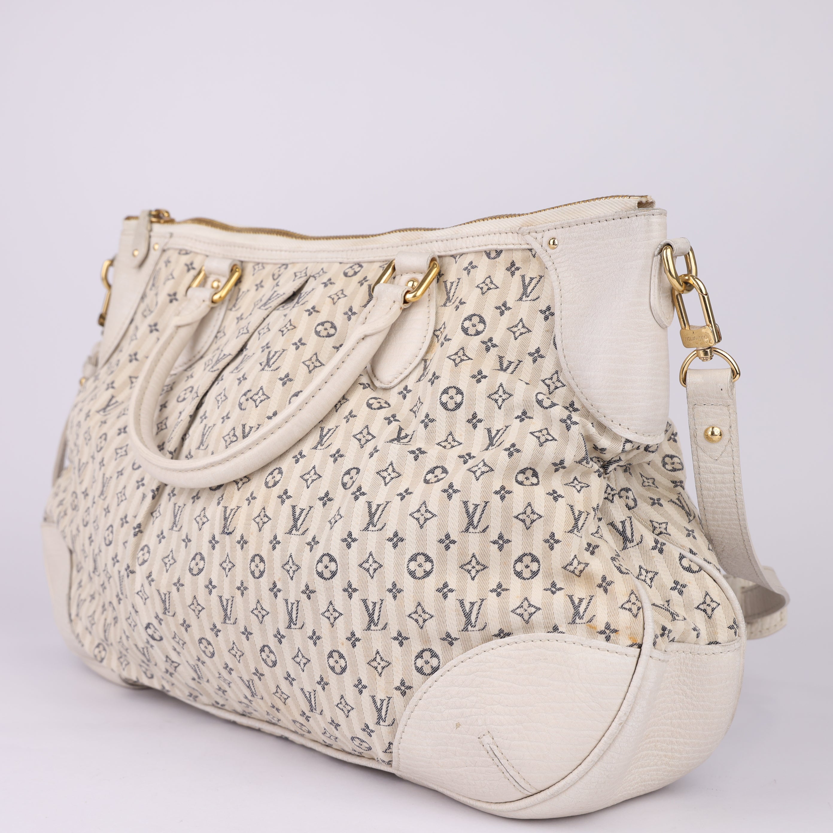 J1755 LOUIS VUITTON Monogram Mini Lin Croisette Marina GM Bag- Pre Owned