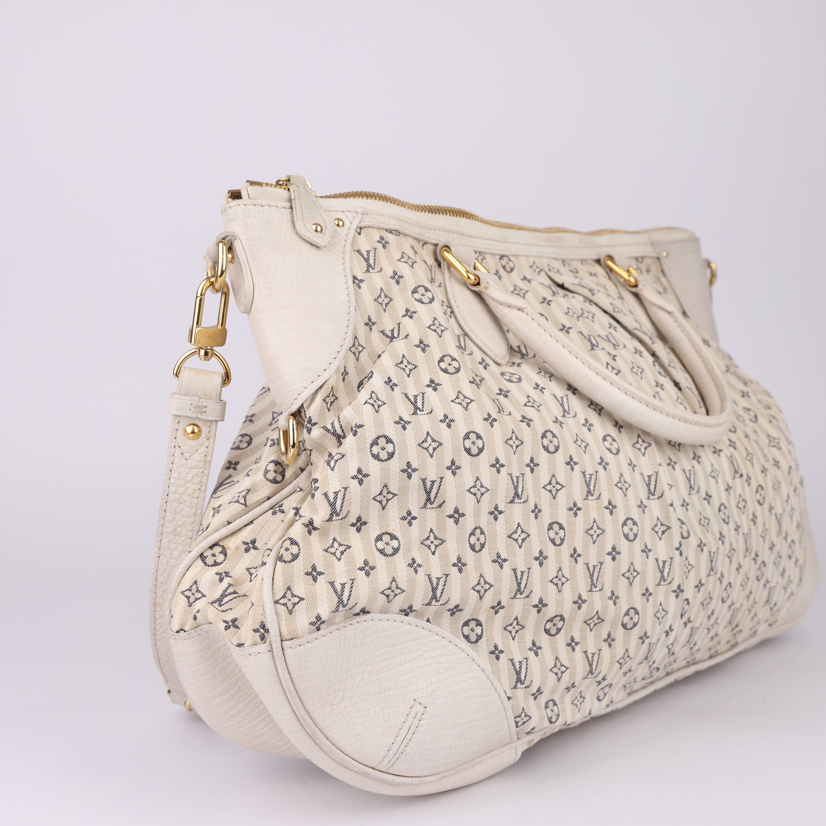 J1755 LOUIS VUITTON Monogram Mini Lin Croisette Marina GM Bag- Pre Owned