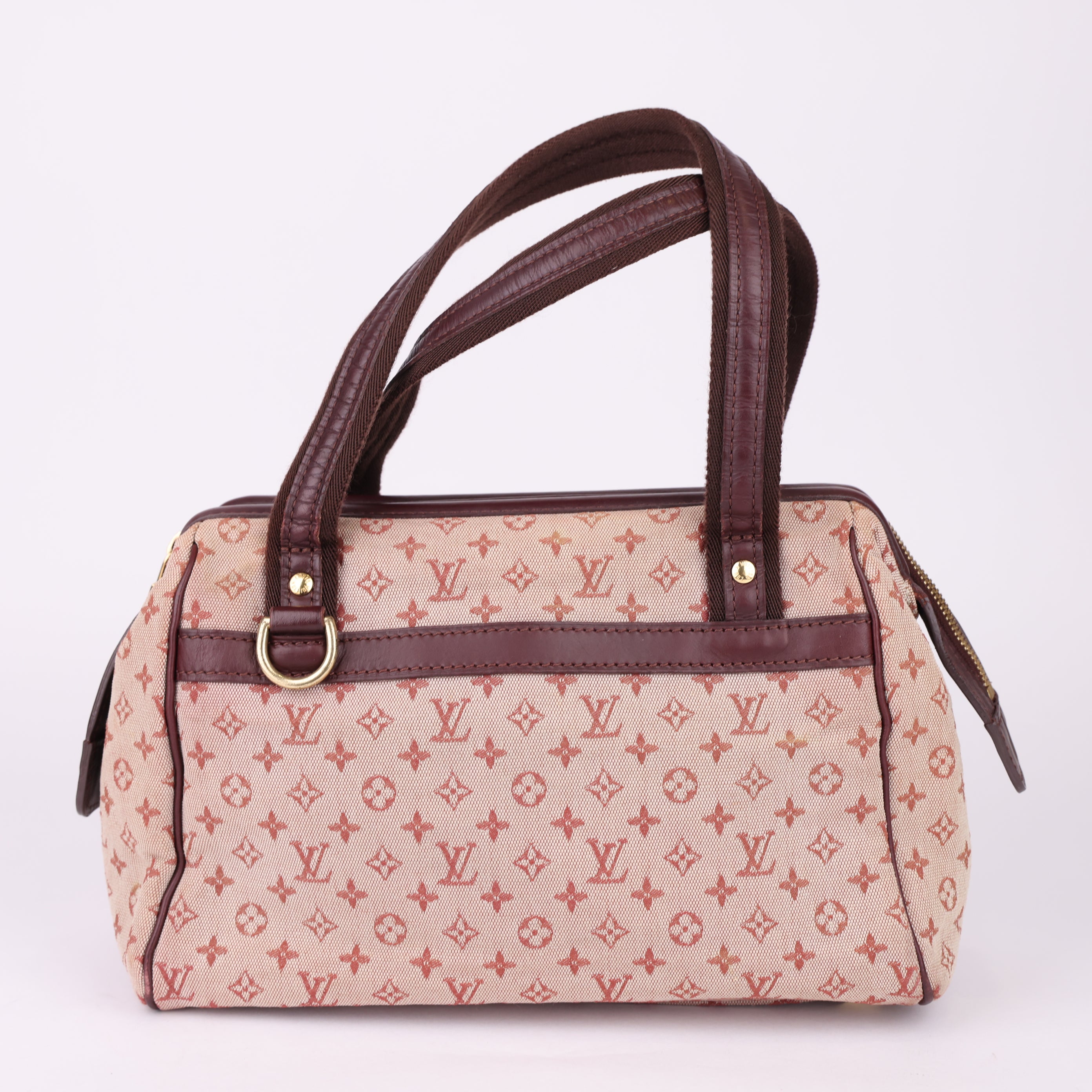 J1751 Louis Vuitton Cherry Mini Lin Monogram Josephine Bag- Pre Owned