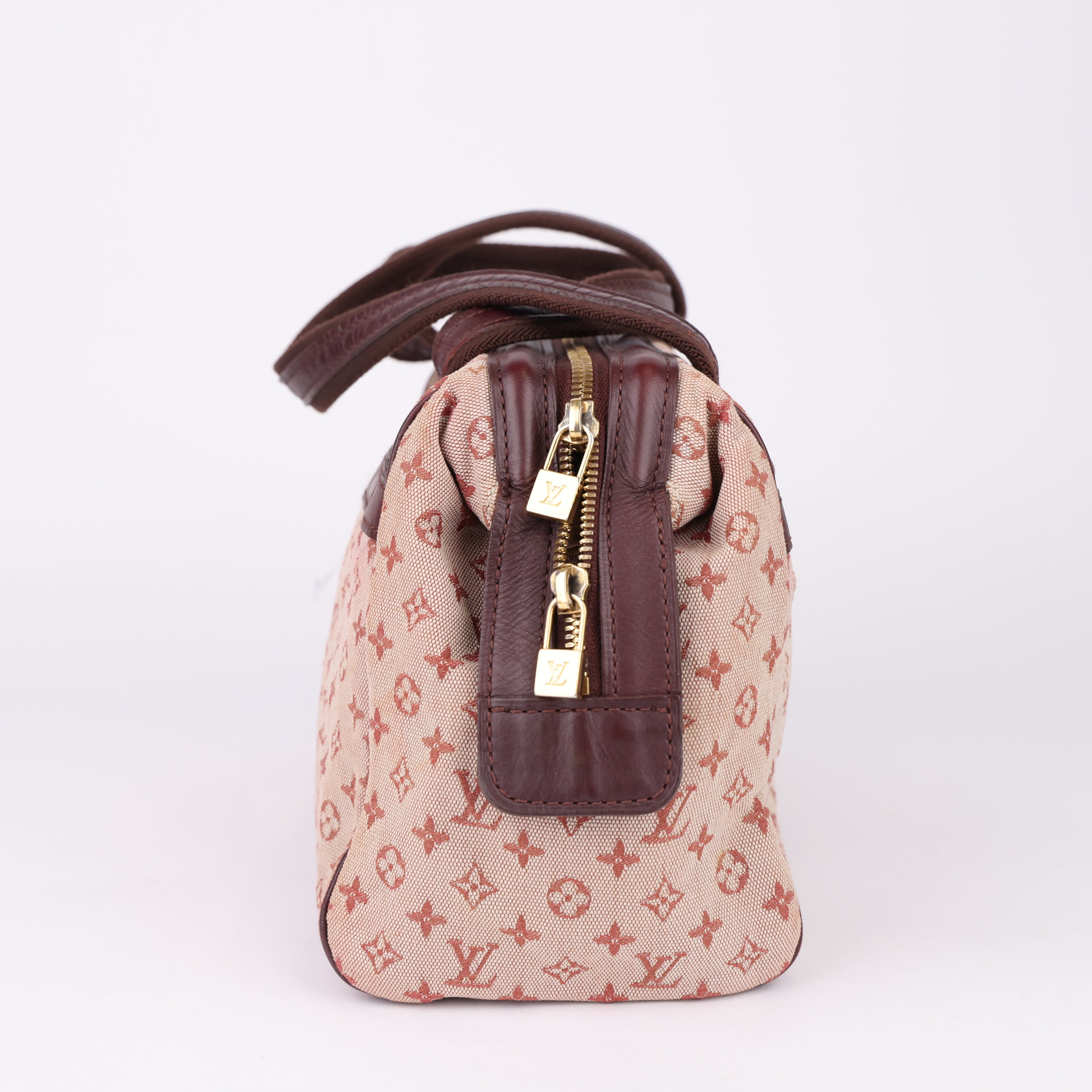 J1751 Louis Vuitton Cherry Mini Lin Monogram Josephine Bag- Pre Owned
