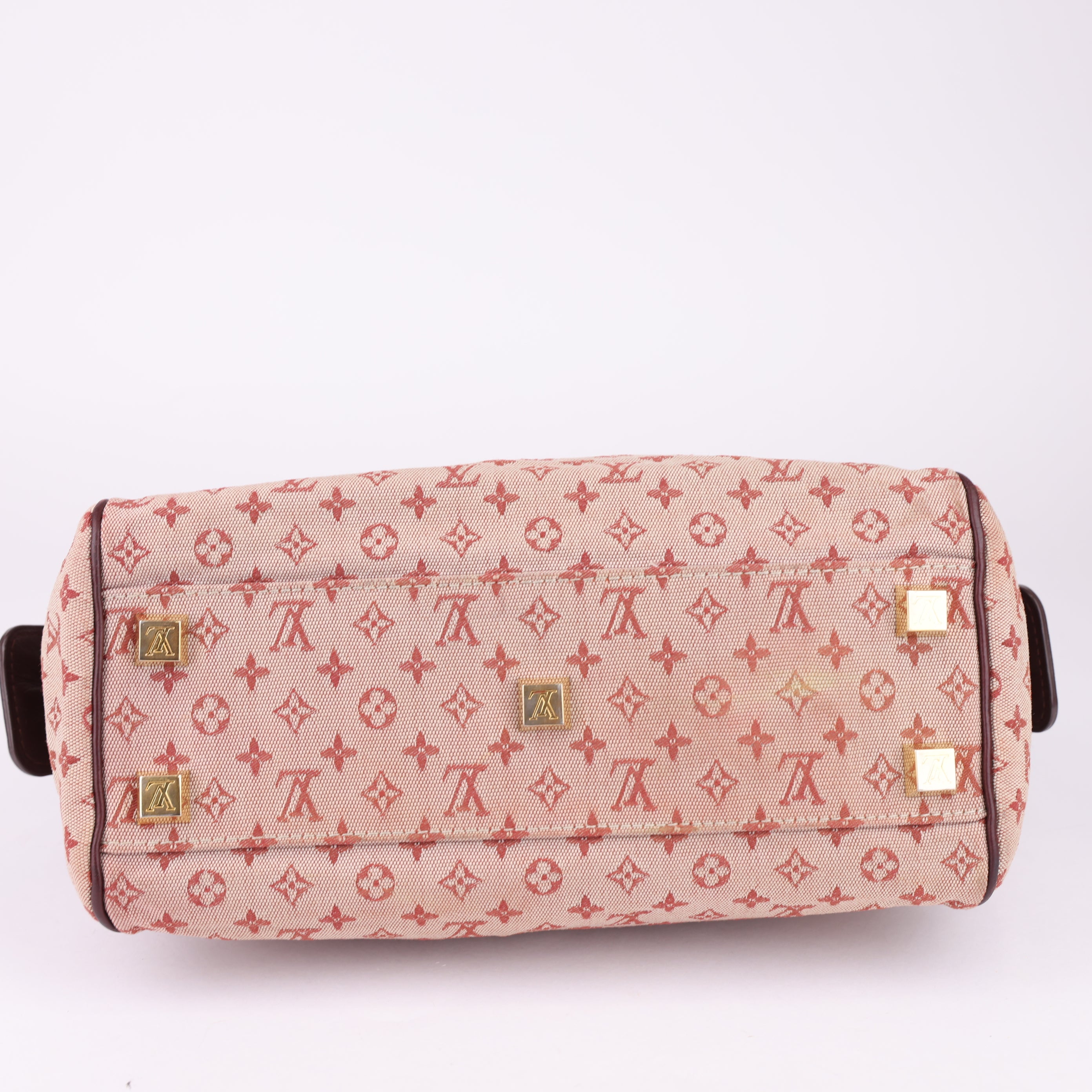 J1751 Louis Vuitton Cherry Mini Lin Monogram Josephine Bag- Pre Owned