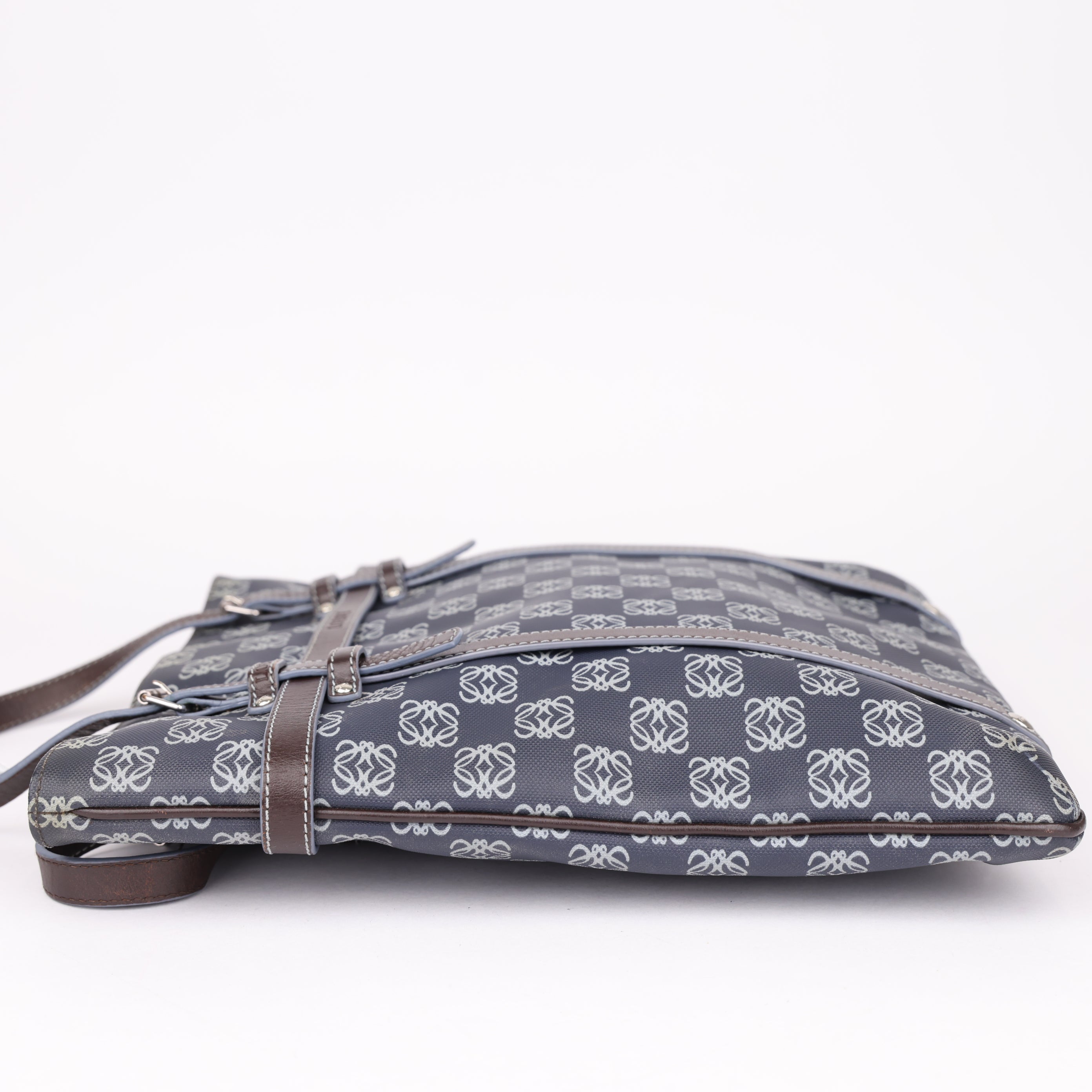 J1779 LOEWEBlue Monogram Tote Bag - Pre Owned