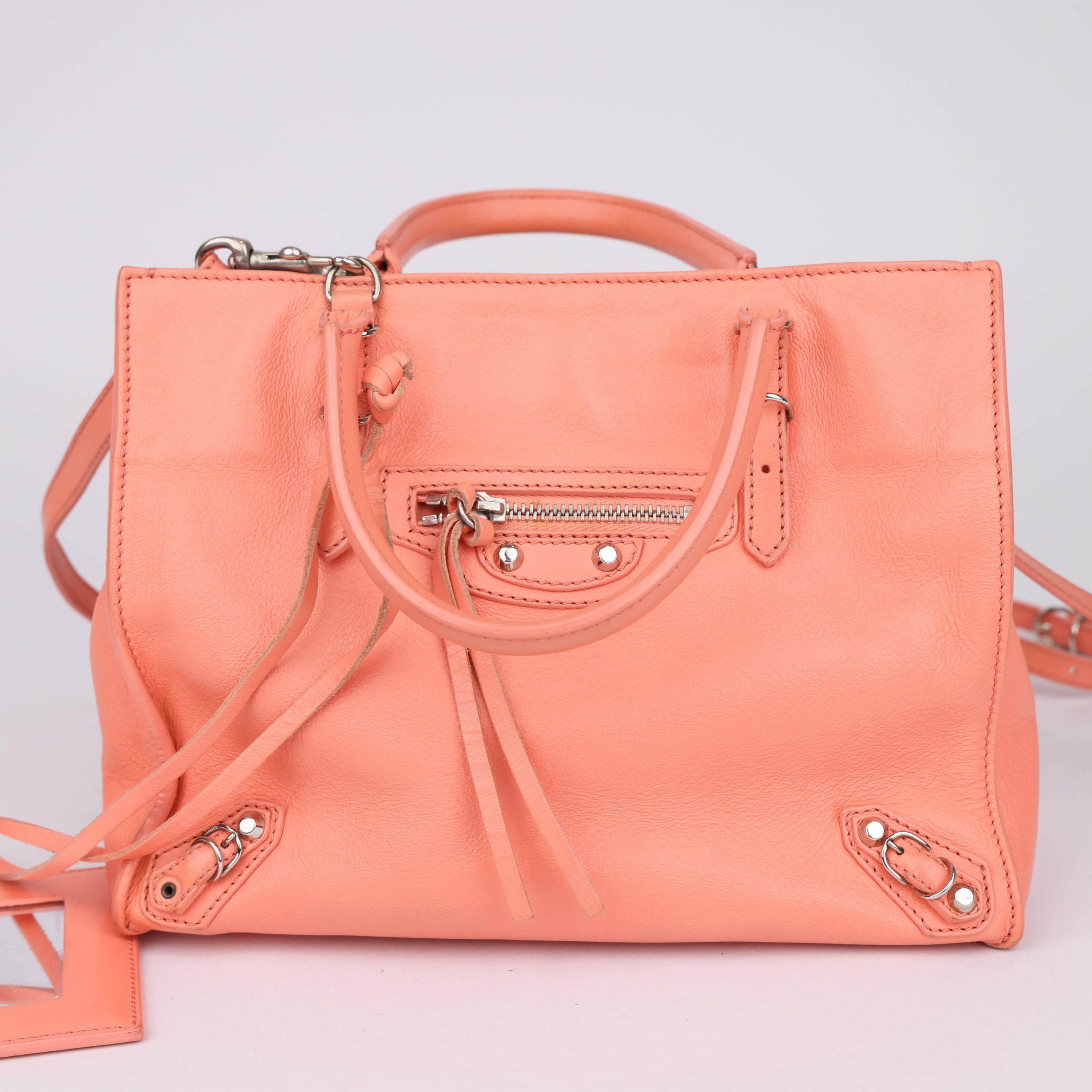 J1768 Balenciaga Arena Storico Leather Handbag- Pre Owned