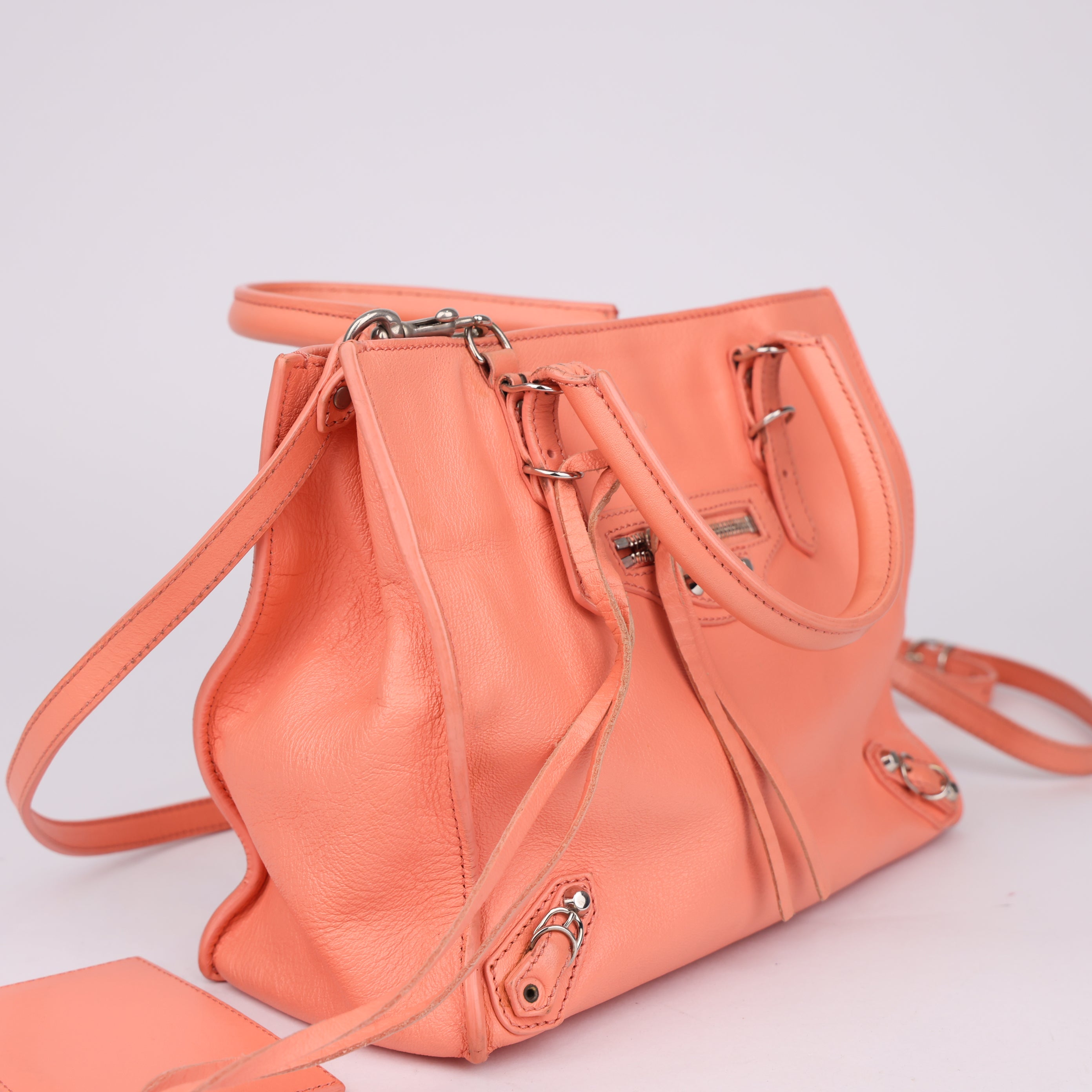 J1768 Balenciaga Arena Storico Leather Handbag- Pre Owned