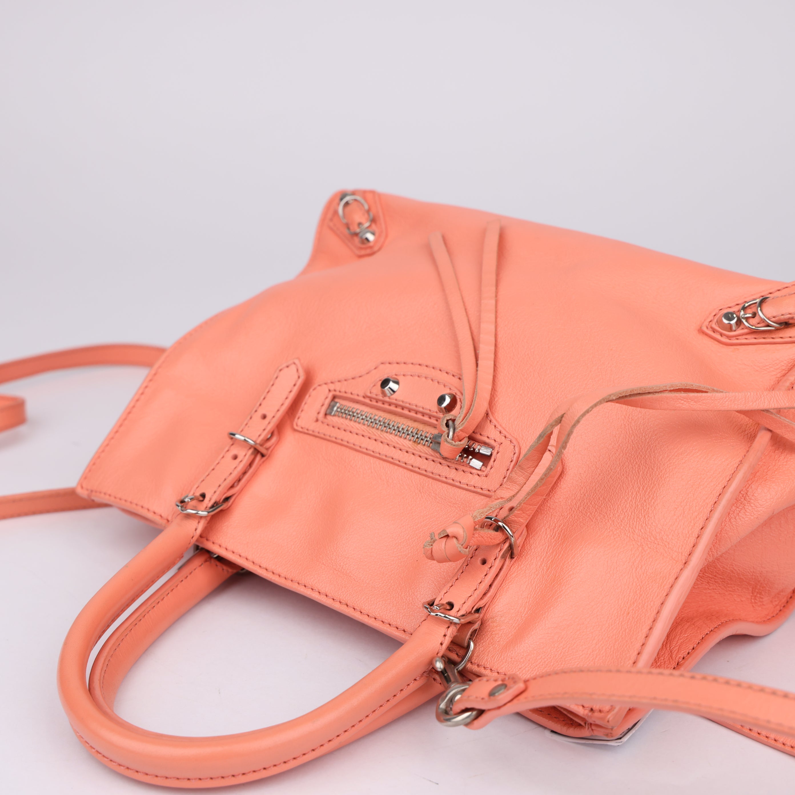 J1768 Balenciaga Arena Storico Leather Handbag- Pre Owned
