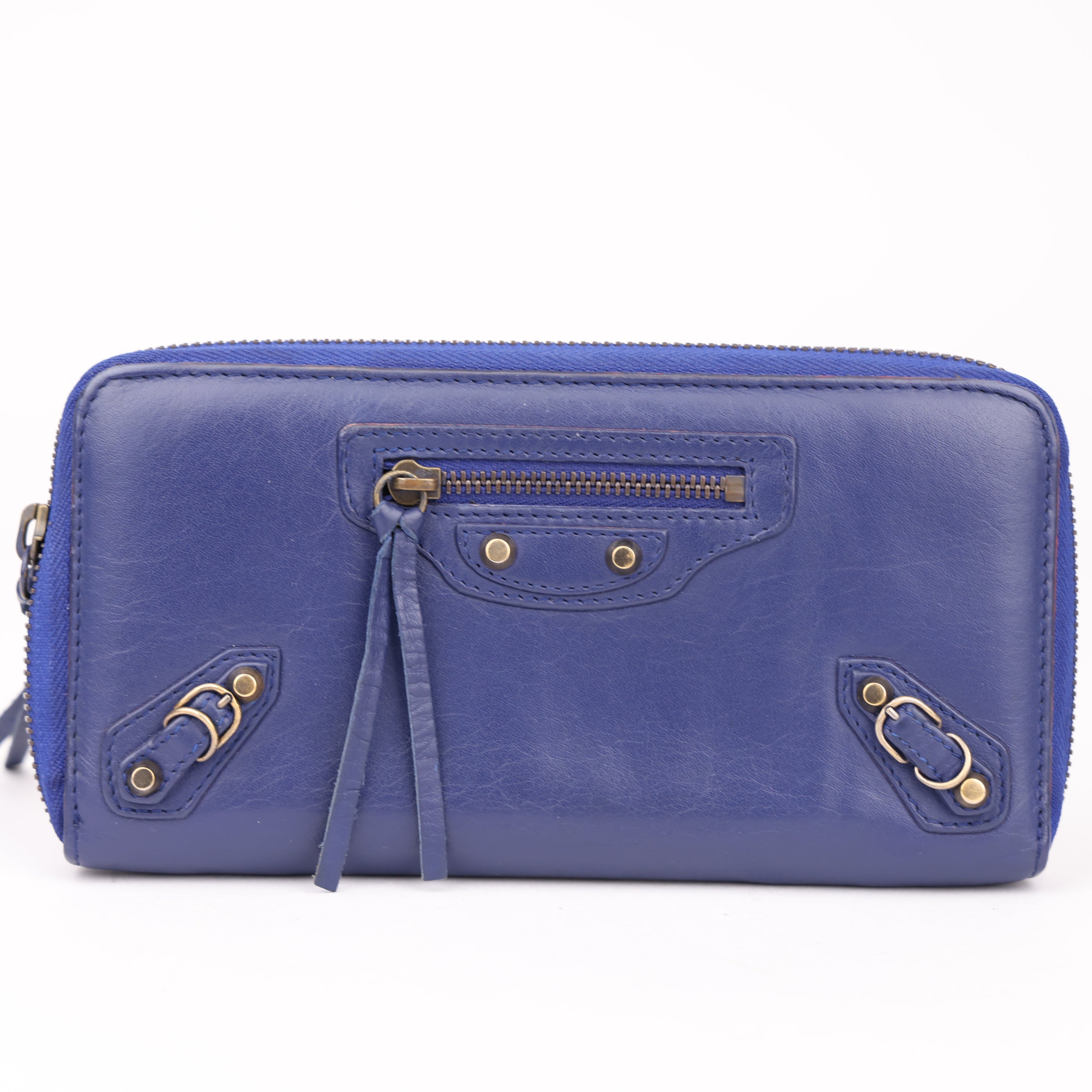 J1783 Balenciaga Motocross Classic Money Wallet- Pre Owned