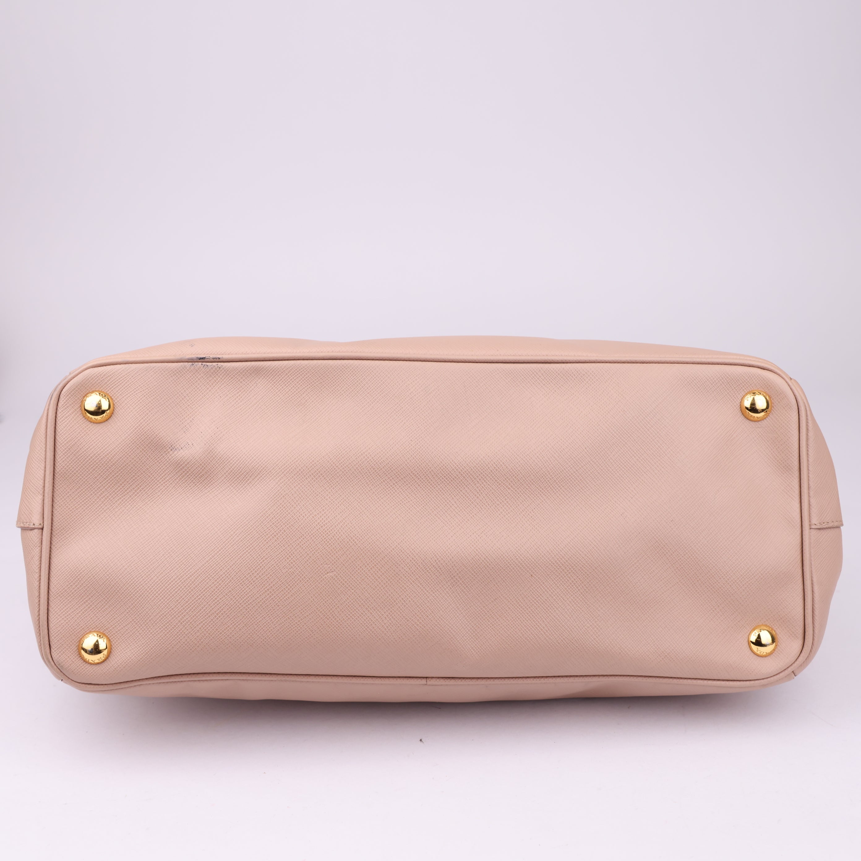 J1729 Prada Galleria Saffiano Bag Nude- Pre Owned