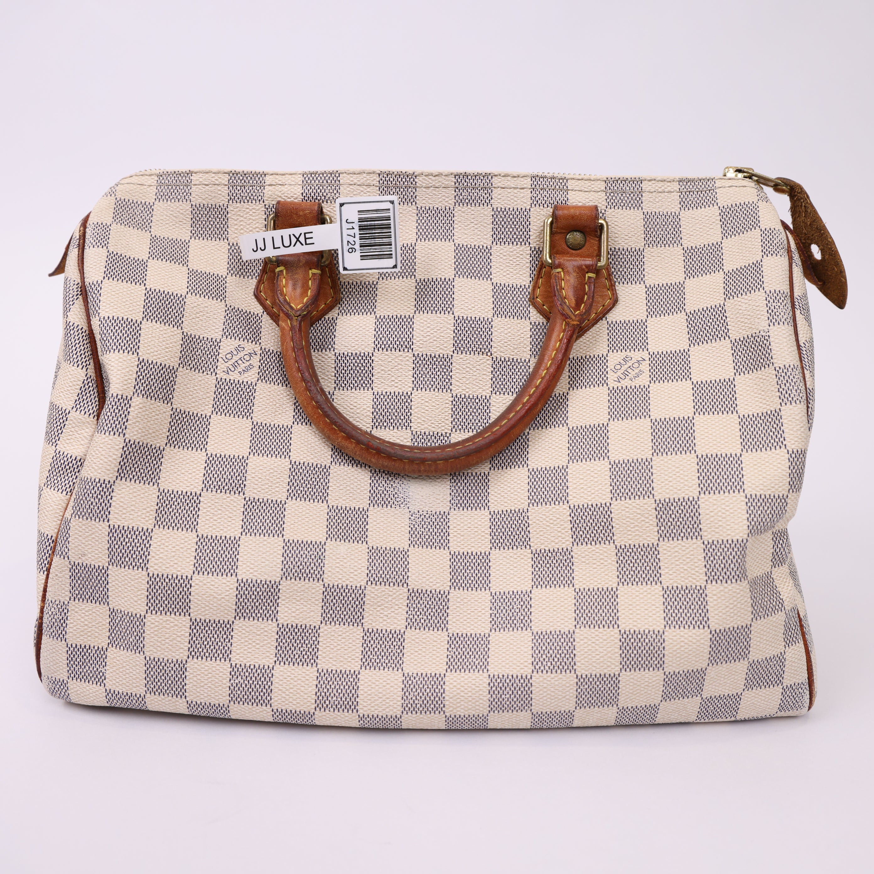 J1726 LOUIS VUITTON SPEEDY 30 DAMERO AZUR SHOULDER BAG- Pre Owned