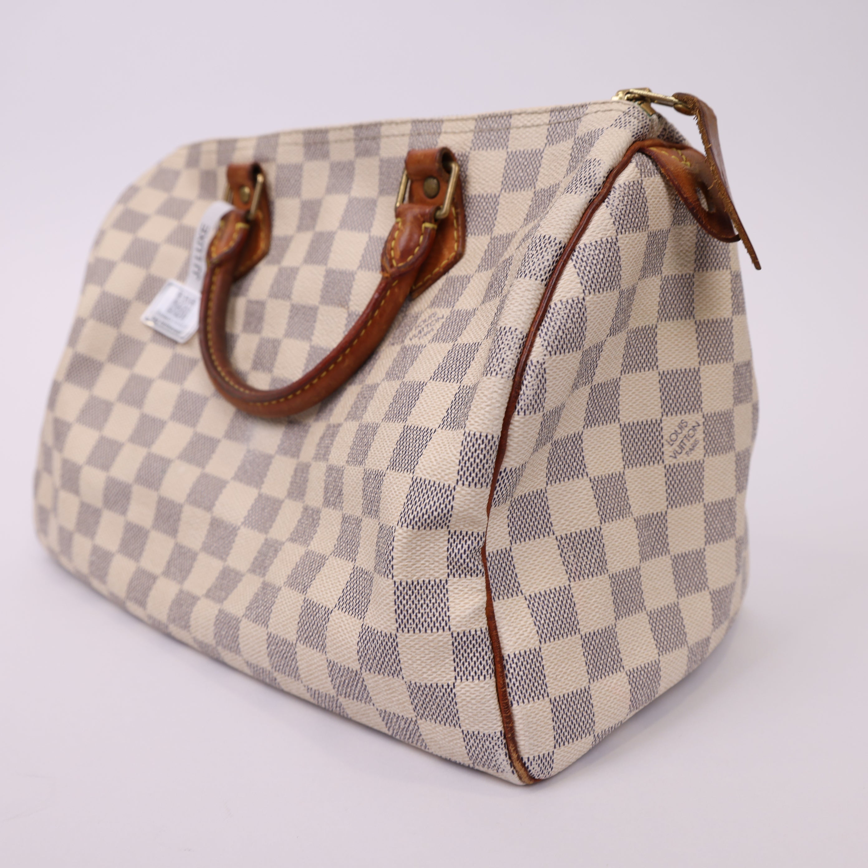 J1726 LOUIS VUITTON SPEEDY 30 DAMERO AZUR SHOULDER BAG- Pre Owned