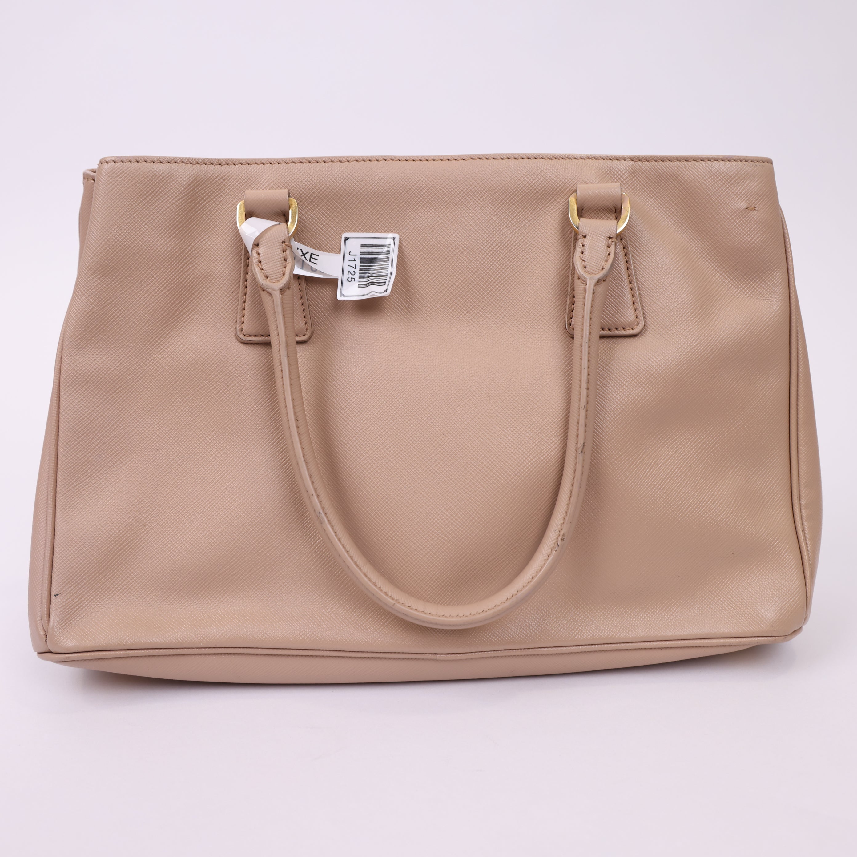 J1725 Prada Saffiano Lux Tote in Pink- Pre Owned