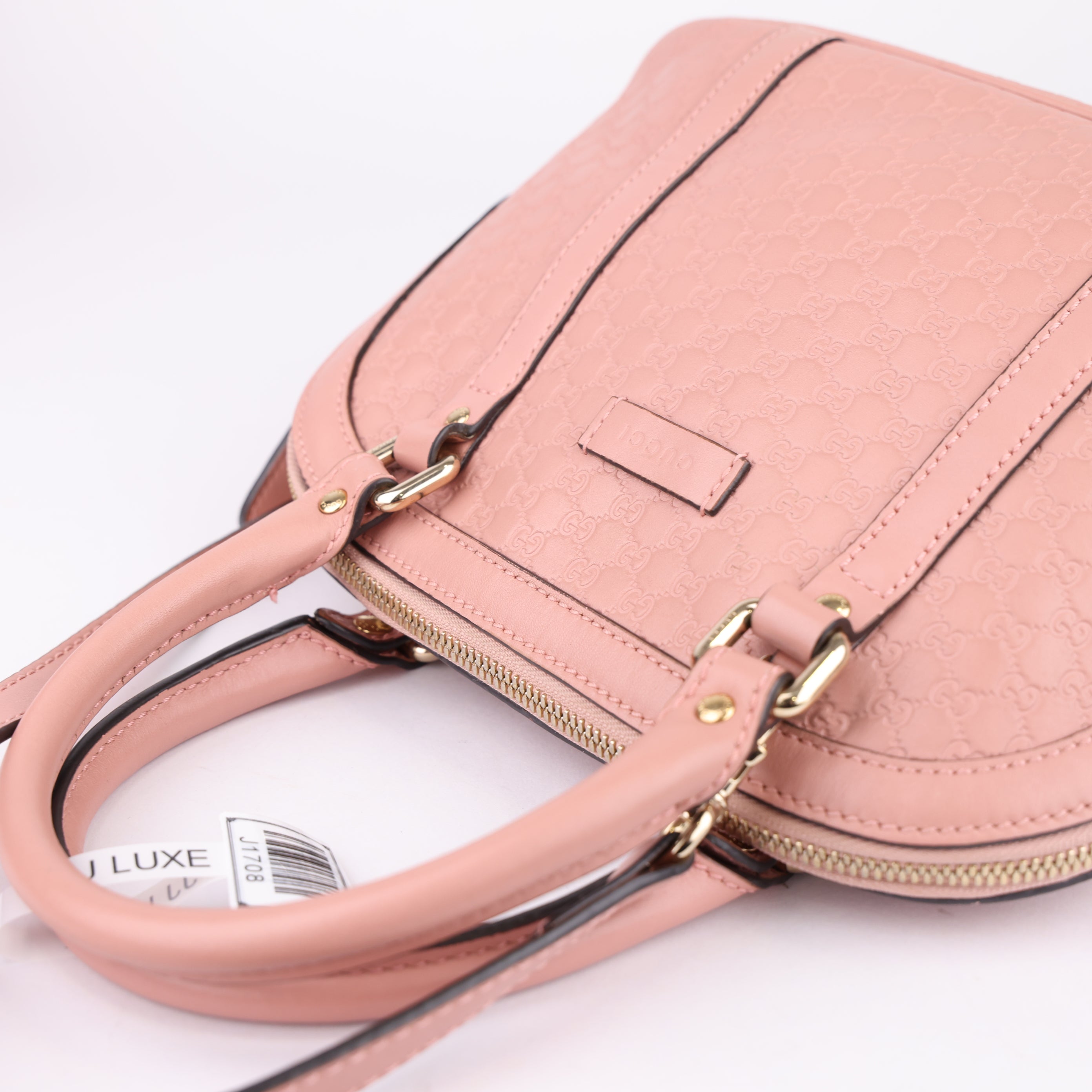 J1708 Gucci Mini Dome Microguccissima Leather Bag- Pre Owned