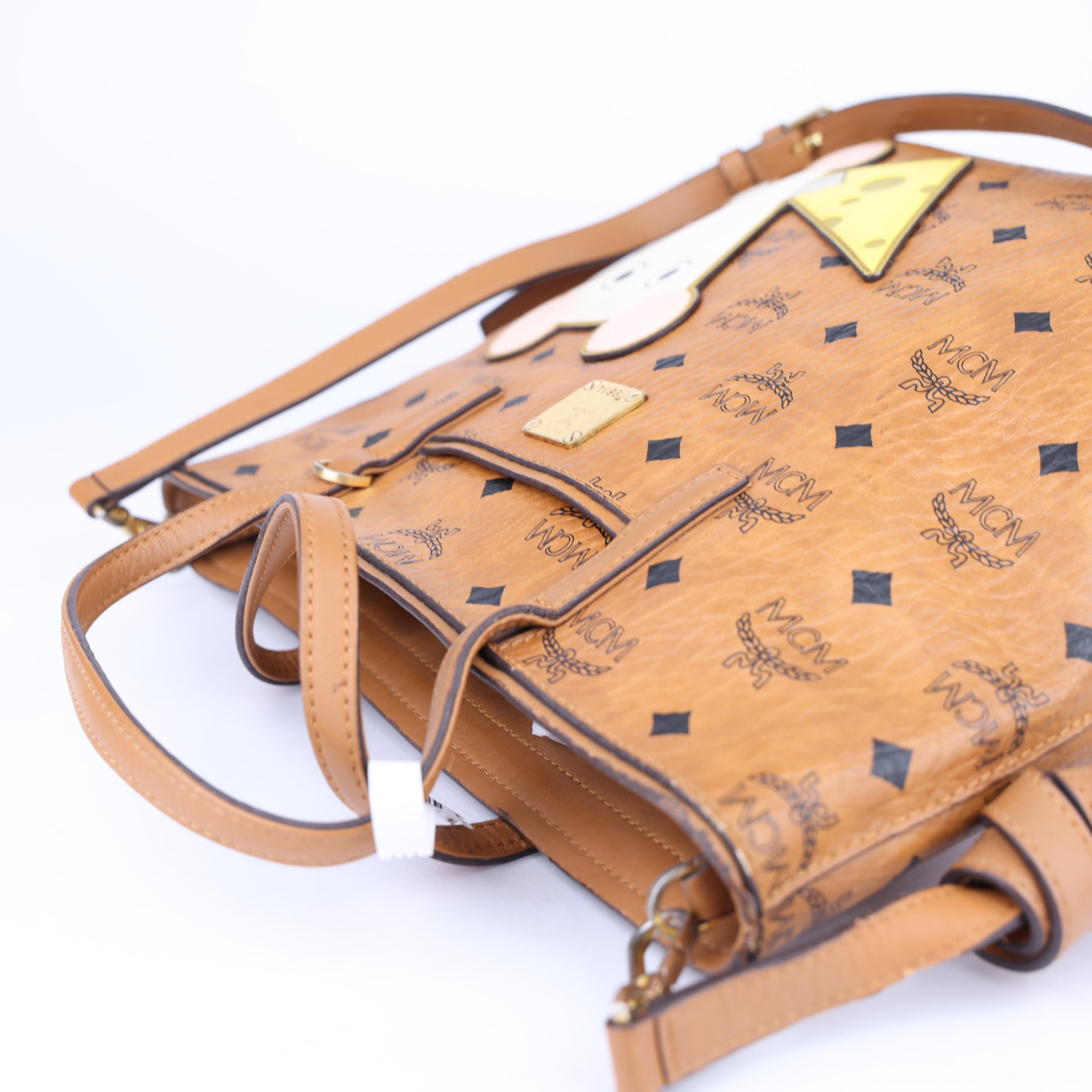 J1701 MCM Anya tote bag year of rat - Pre Owned