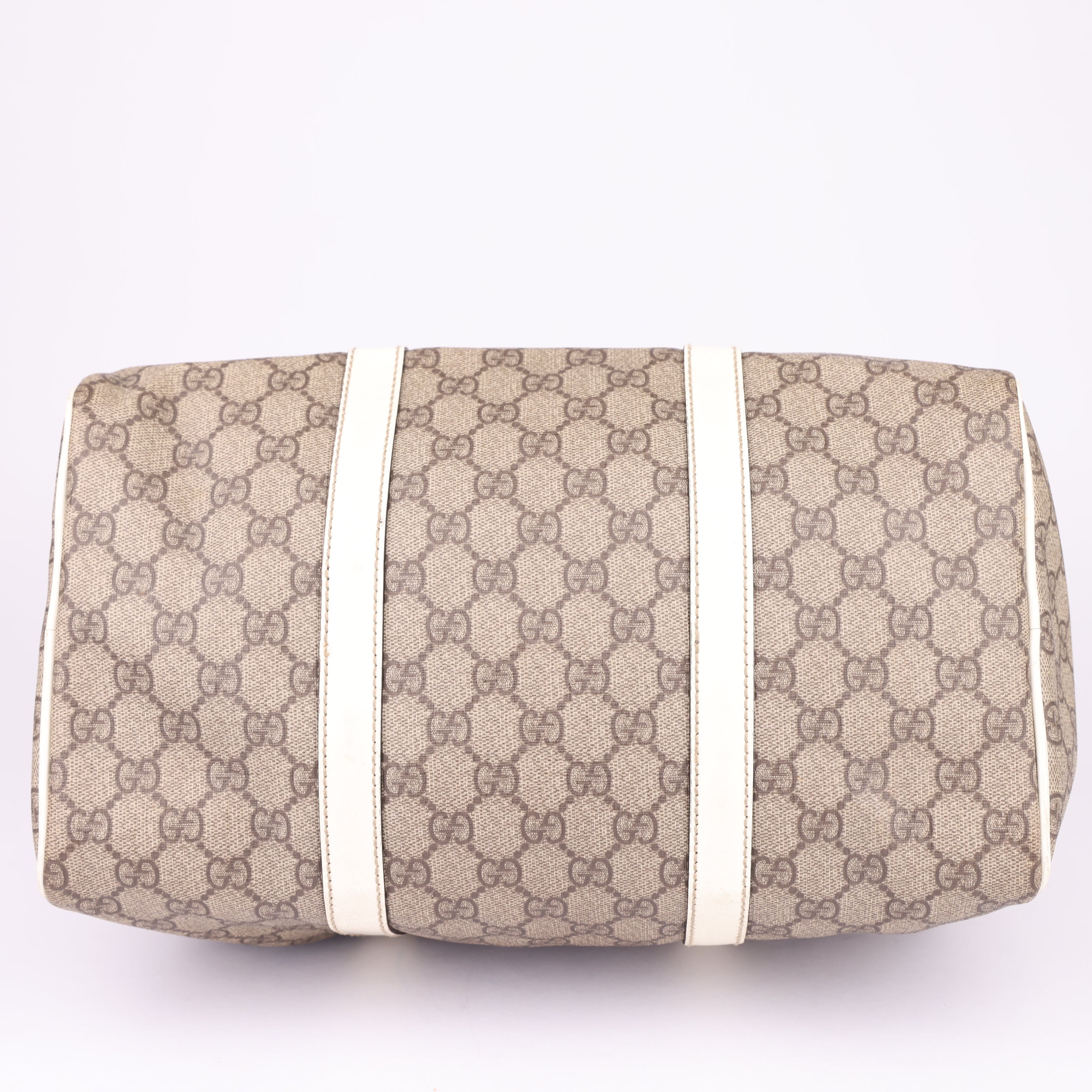 J1698 Gucci Brown GG Supreme Joy Boston Beige- Pre Owned