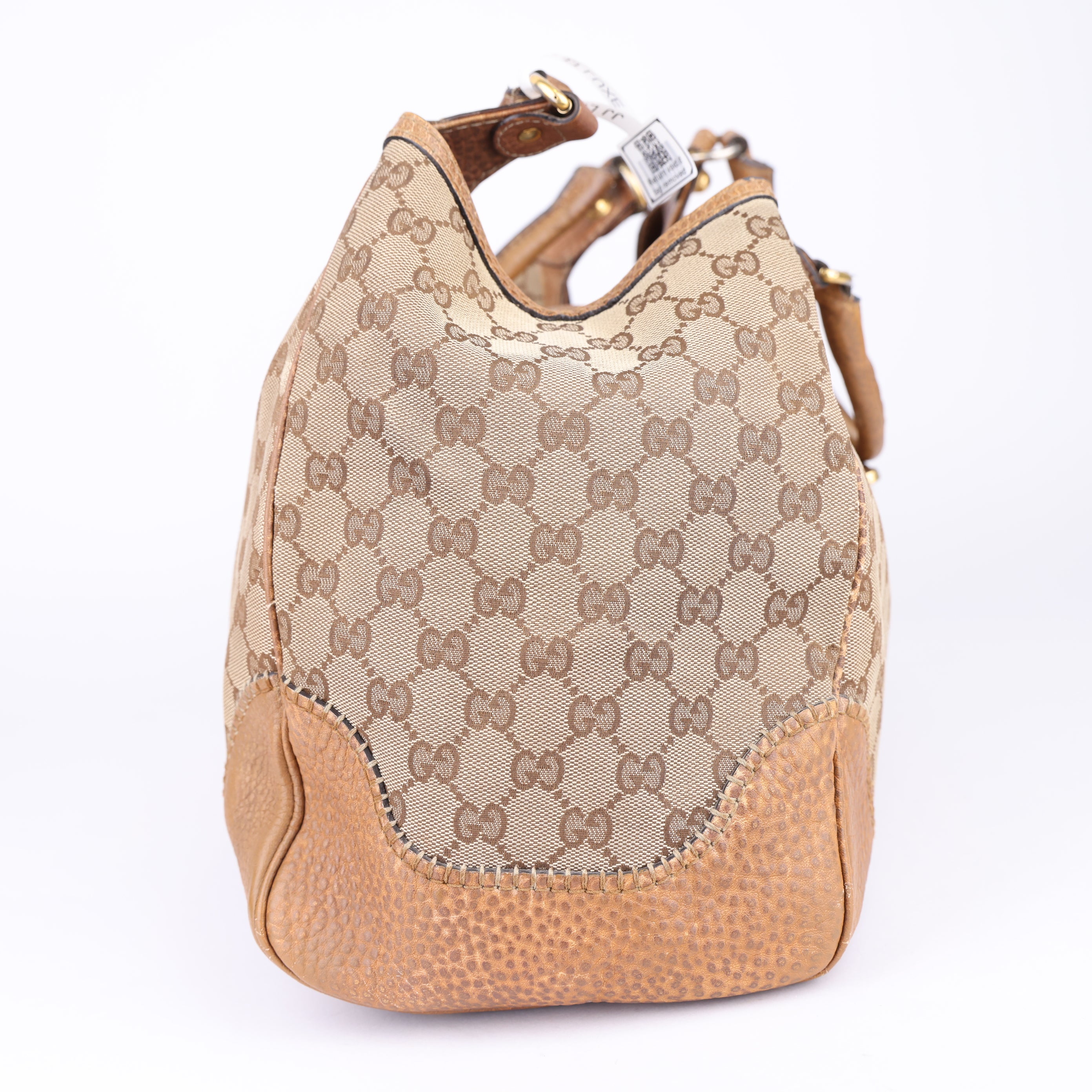 J1663 Gucci GG Canvas New Pelham Shoulder Bag- Pre Owned