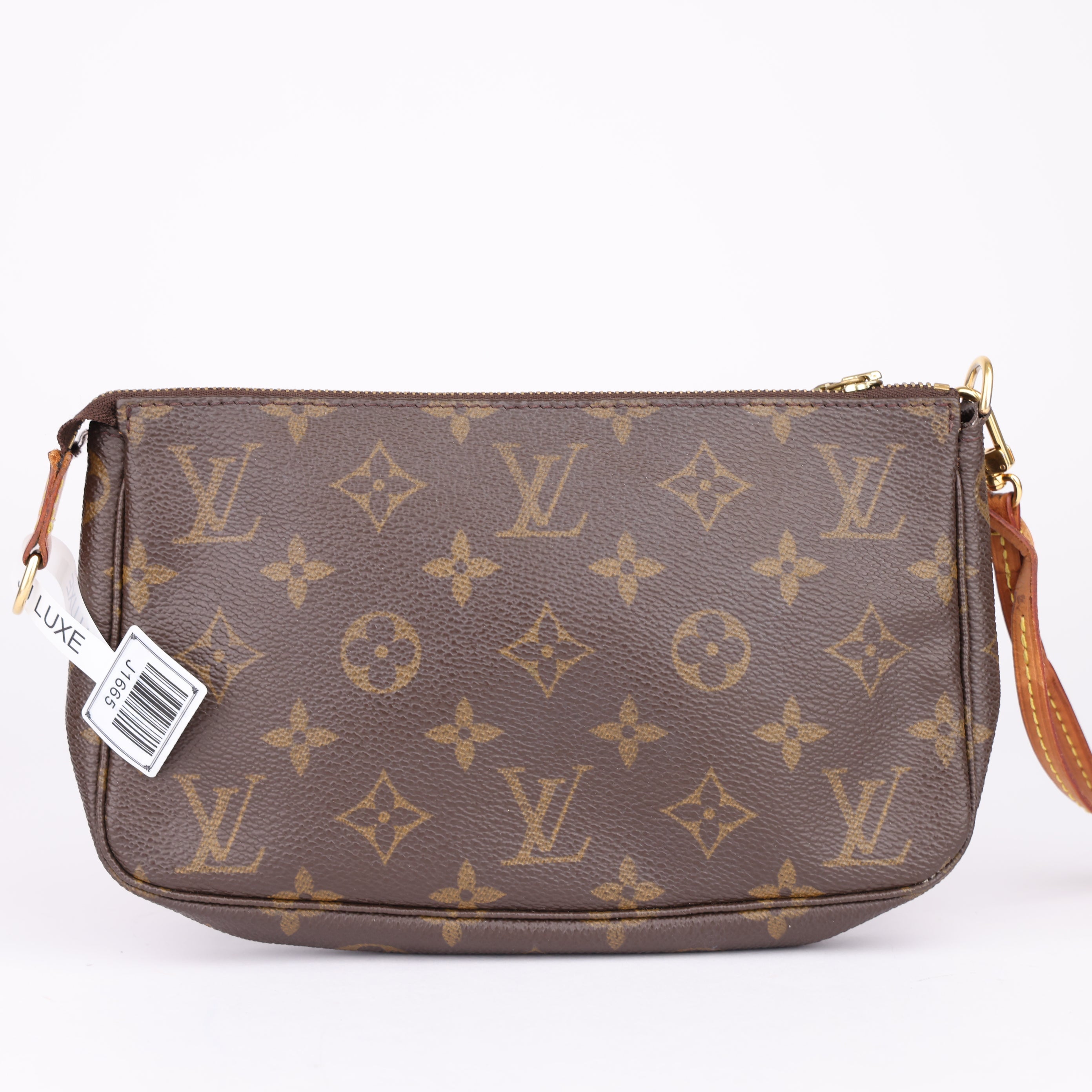 J1665 Louis Vuitton Pochette Monogram Canvas- Pre Owned