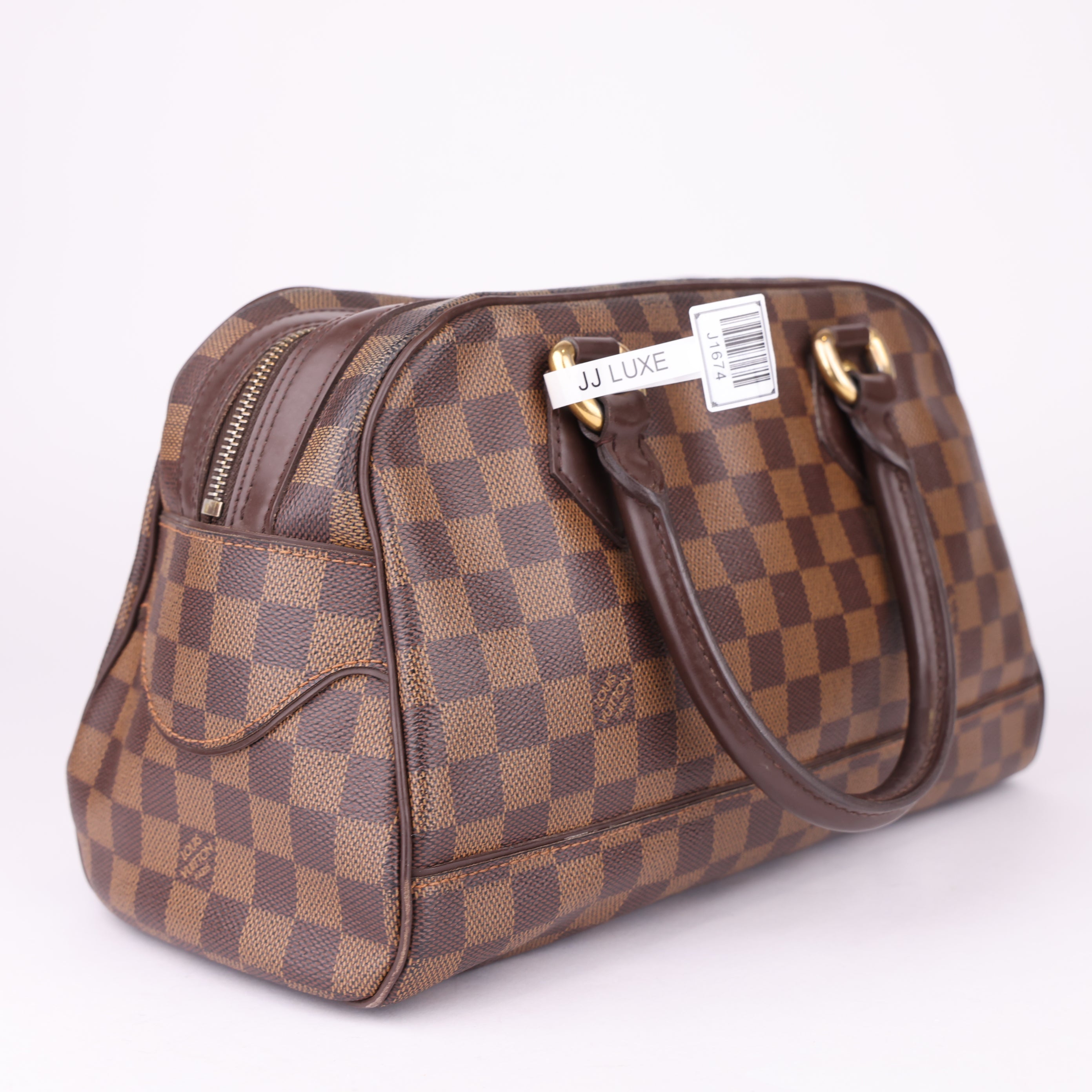 J1674 LOUIS VUITTON Duomo Damier Ebene Canvas- Pre Owned