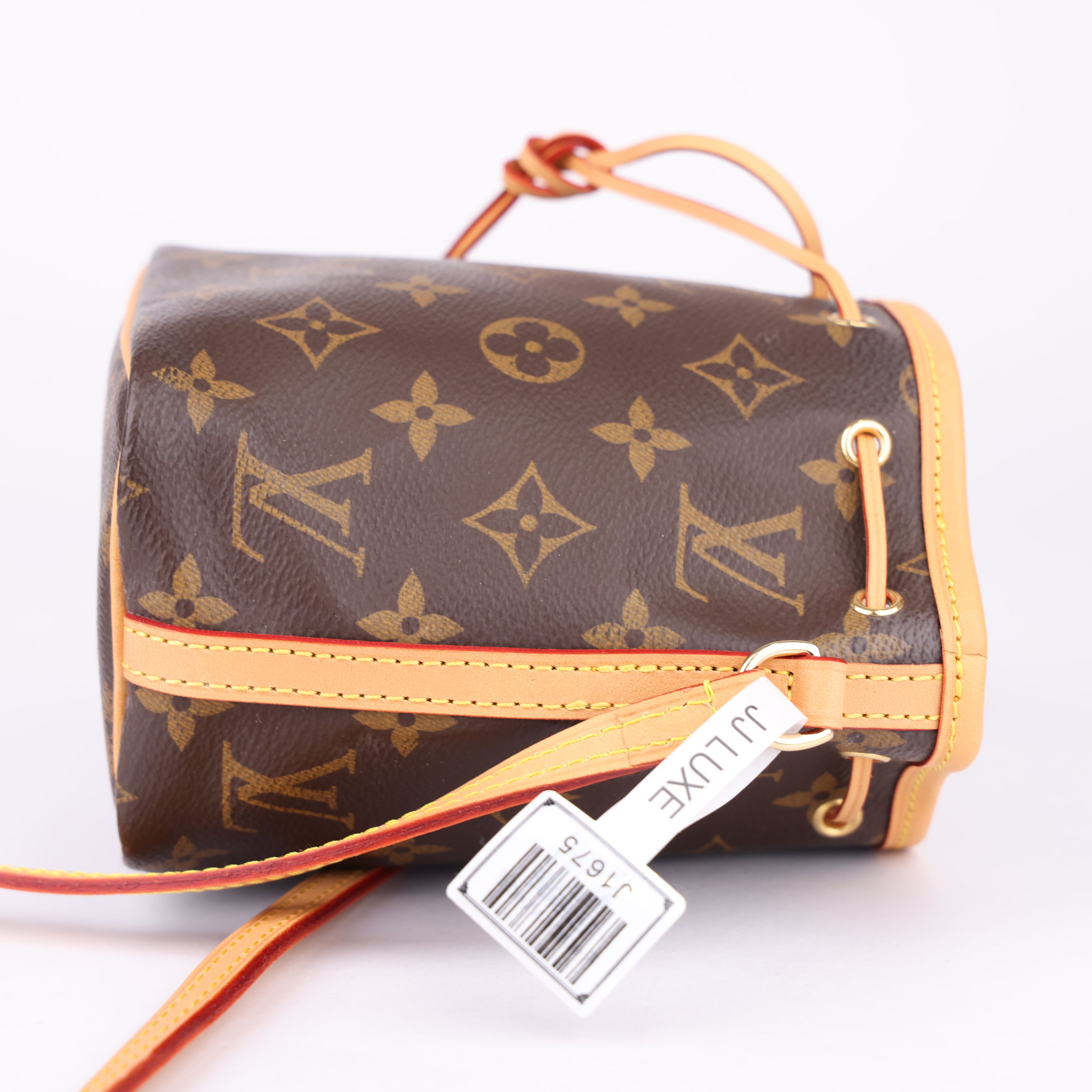 J1675 Louis Vuitton Monogram Coated Canvas Nano Noé Bag- Pre Owned