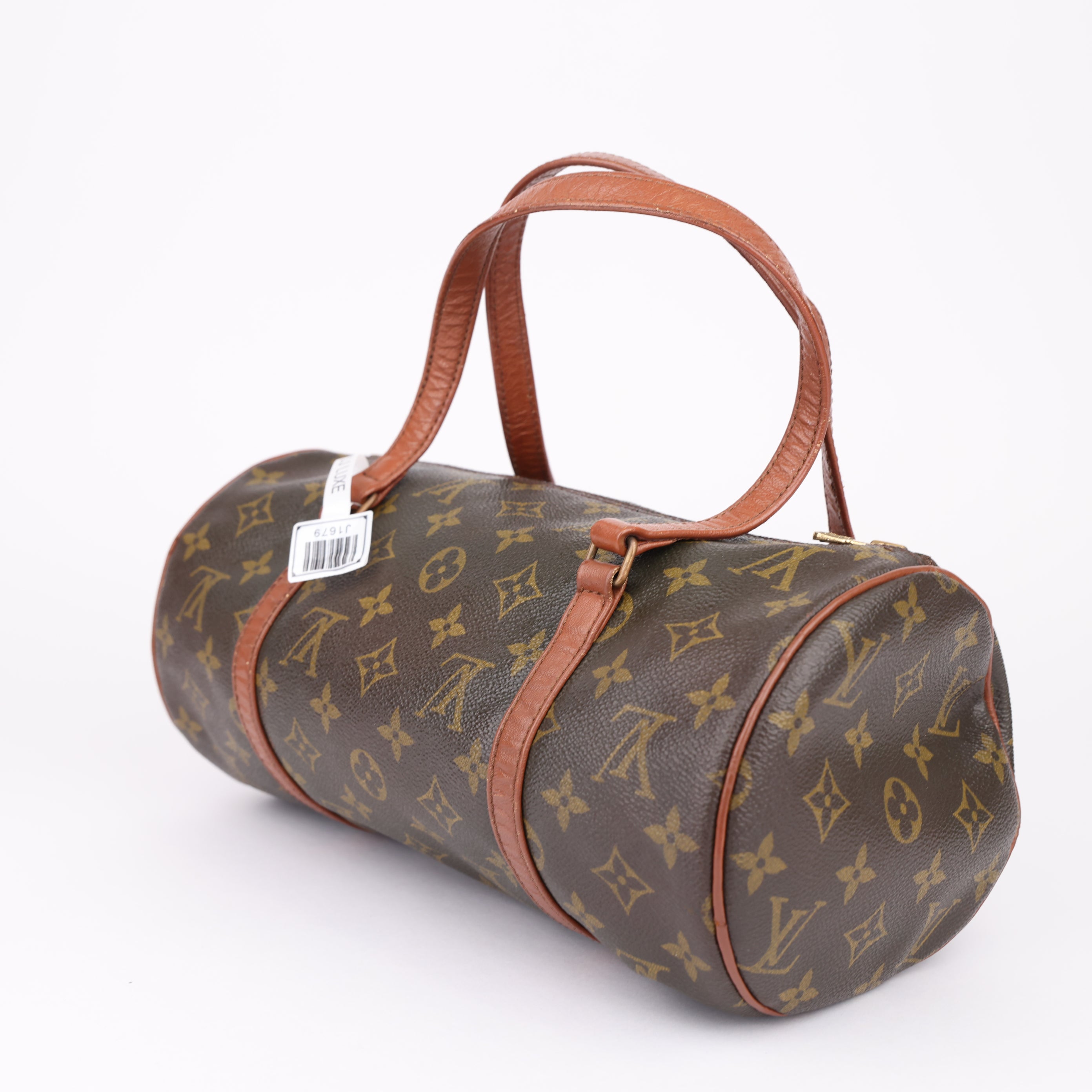 J1679 Louis Vuitton Monogram Papillon Barrel Bag 30- Pre Owned