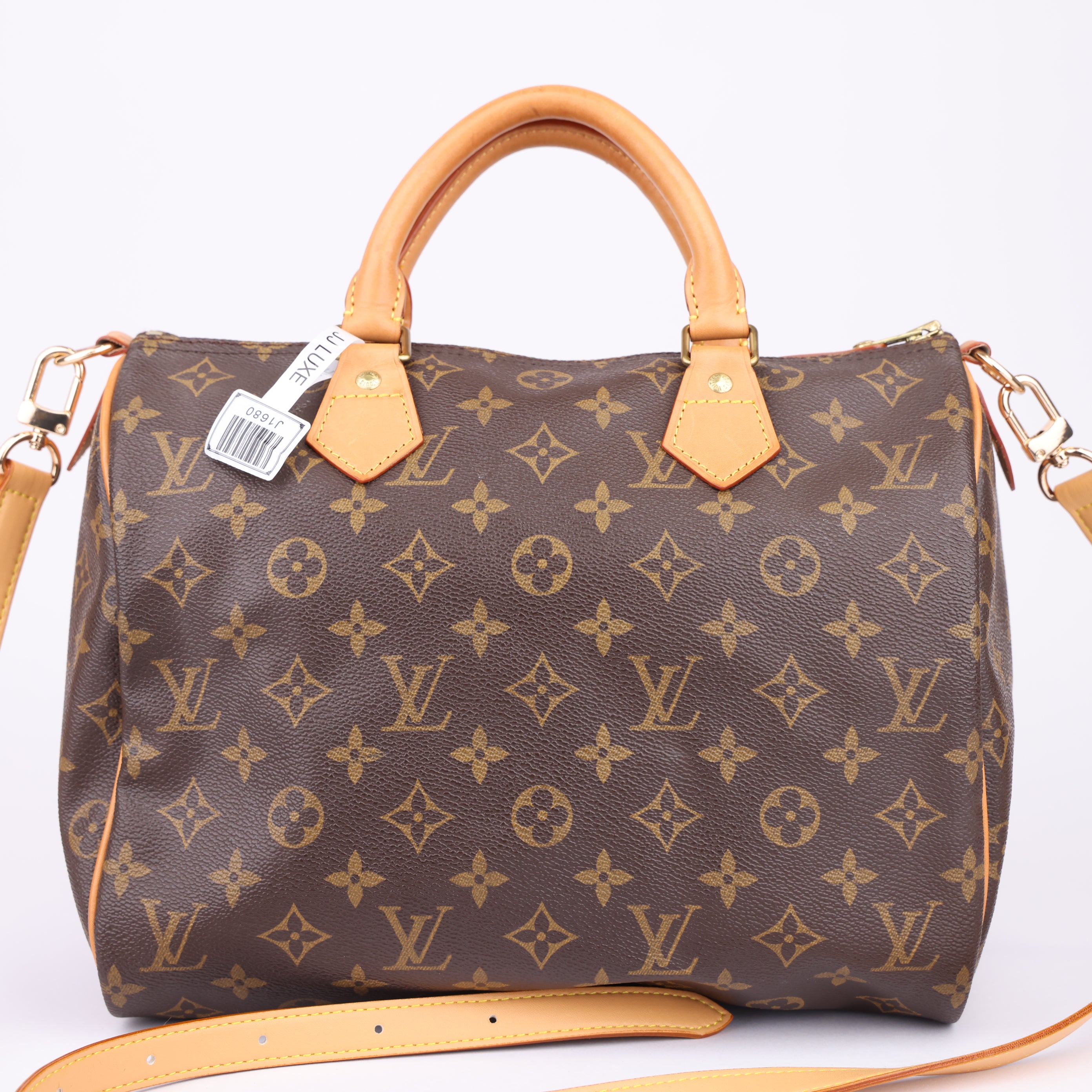 J1680 Louis Vuitton Speedy Bandoulière 30 Monogram Canvas- Pre Owned