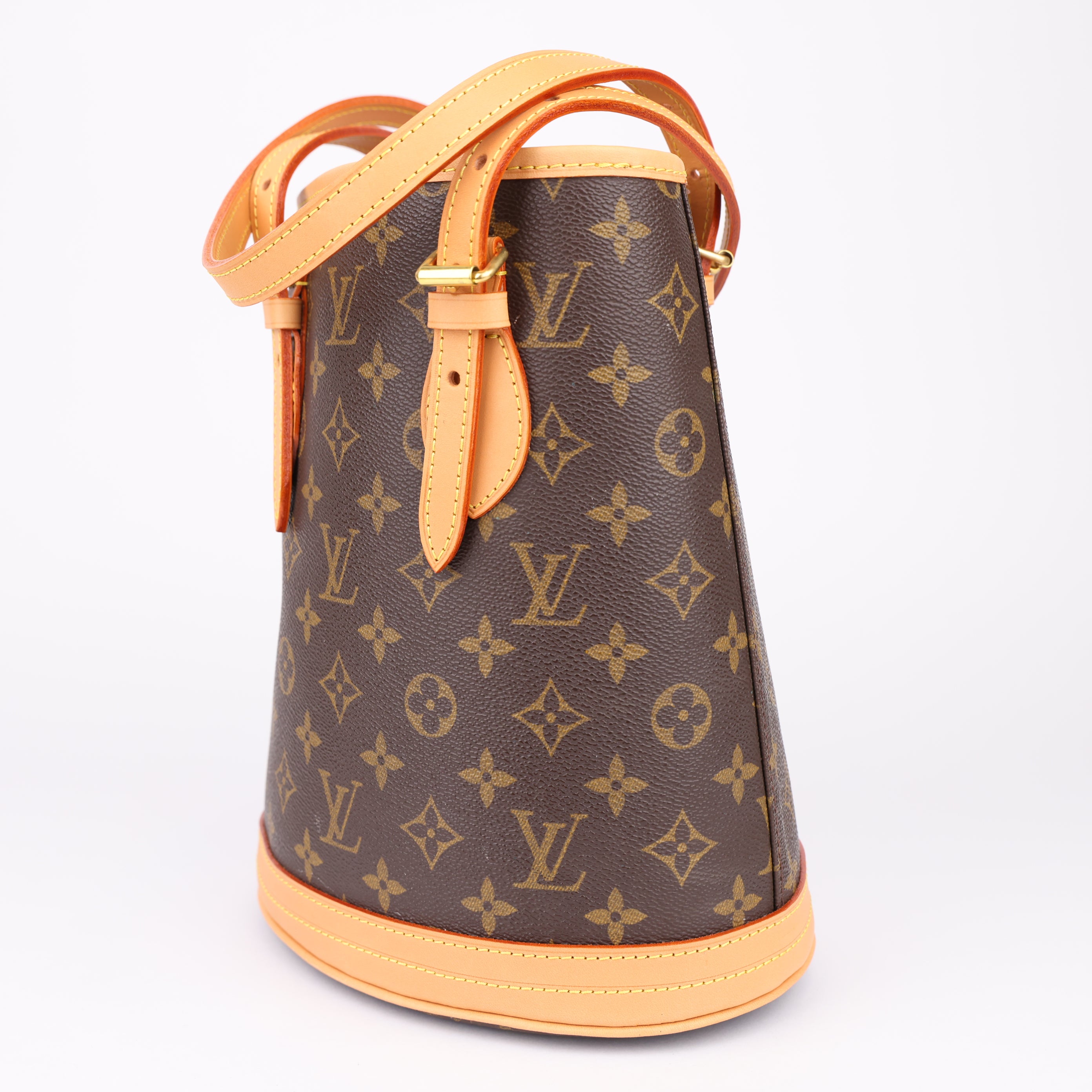 J1672 Louis Vuitton Petit Monogram Canvas bucket bag- Pre Owned
