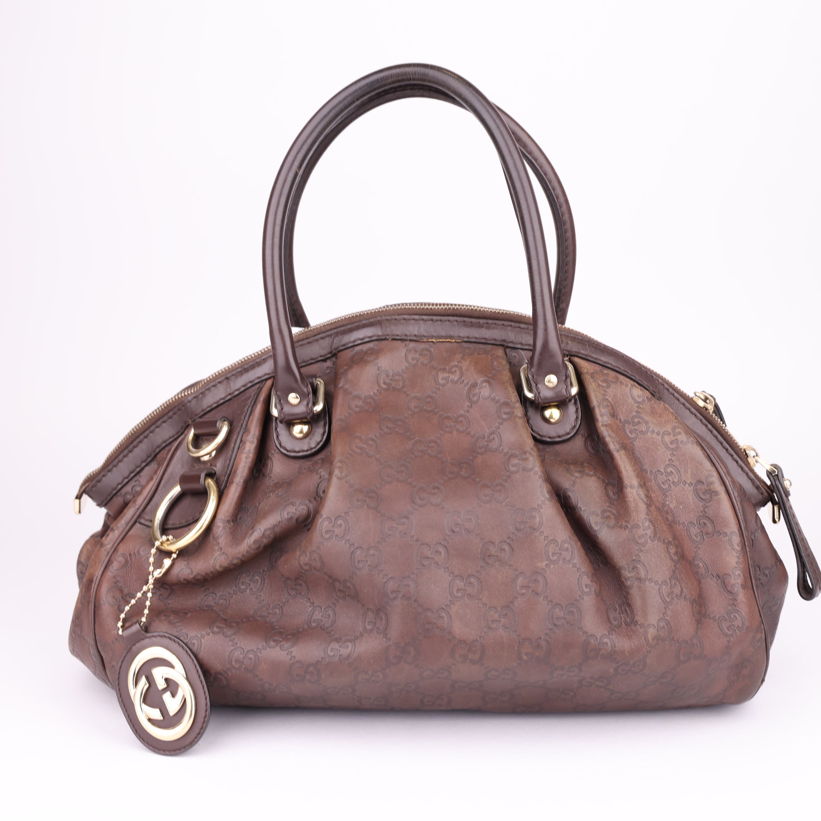 J1651 Gucci Sukey Convertible Boston Bag- Pre Owned