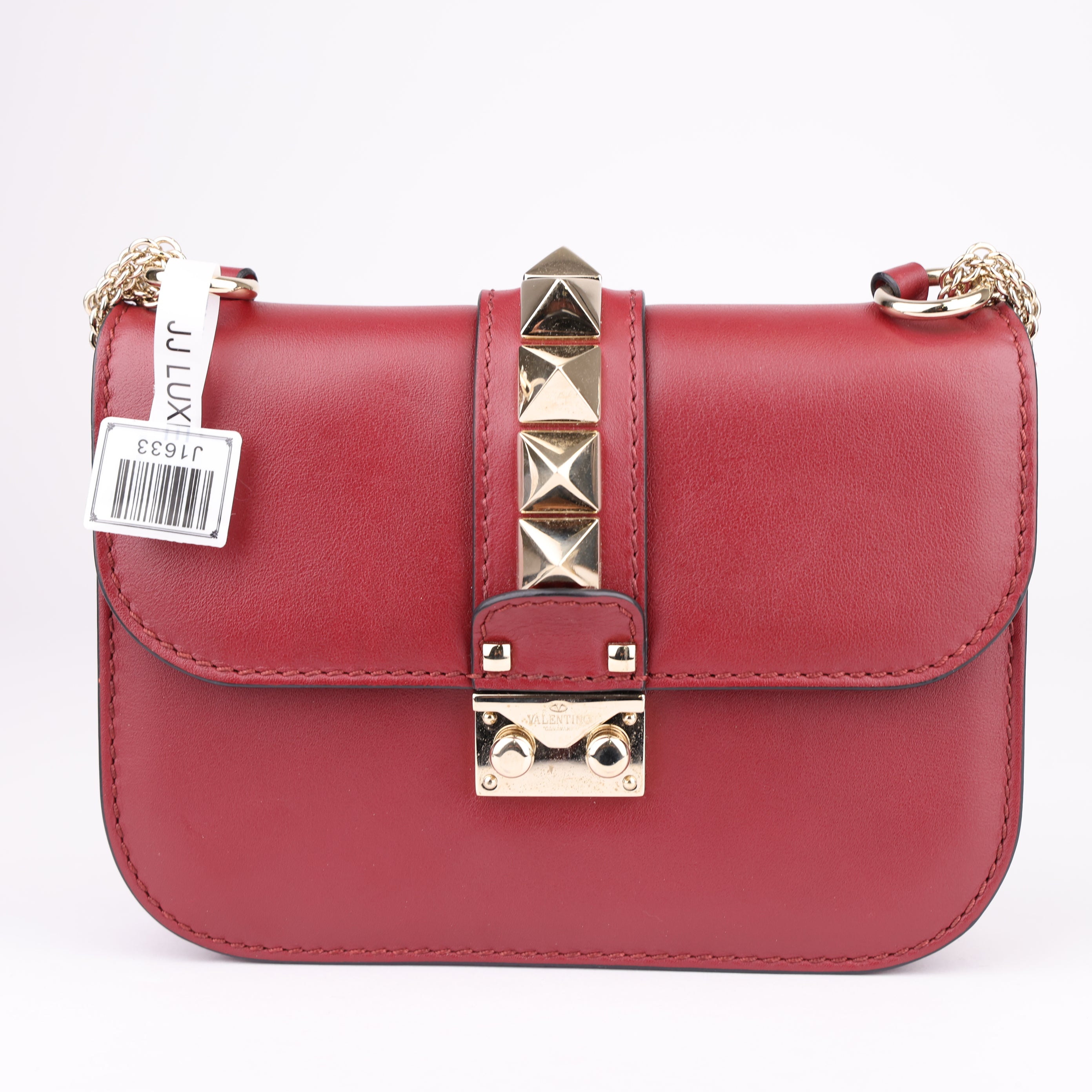 J1633 Valentino Garavani Rockstud Shoulder Bag- Pre Owned