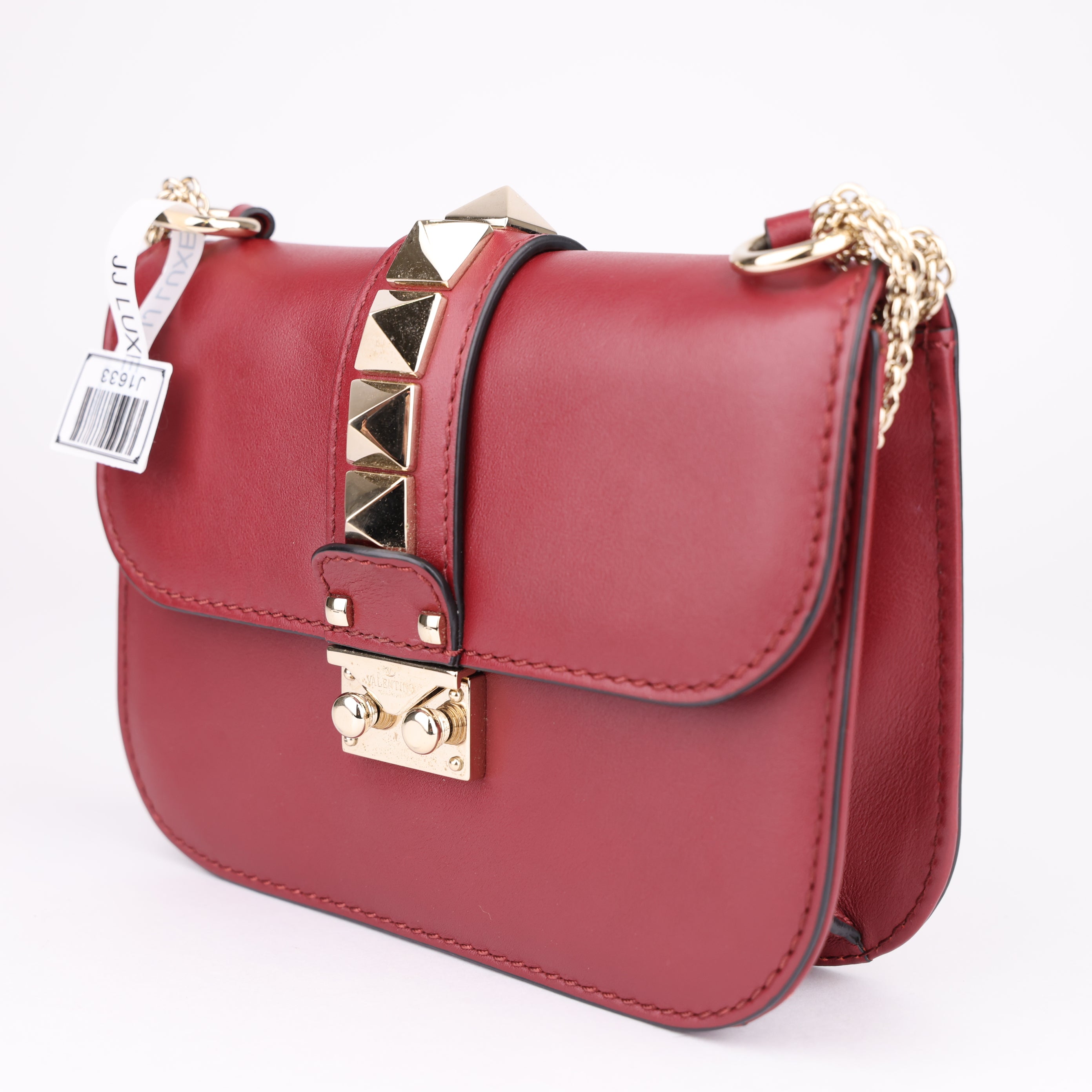 J1633 Valentino Garavani Rockstud Shoulder Bag- Pre Owned