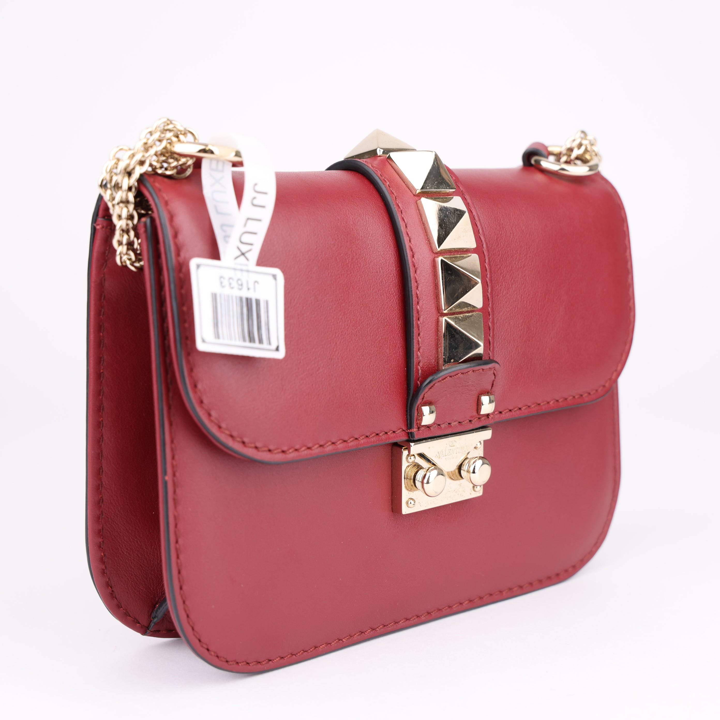 J1633 Valentino Garavani Rockstud Shoulder Bag- Pre Owned
