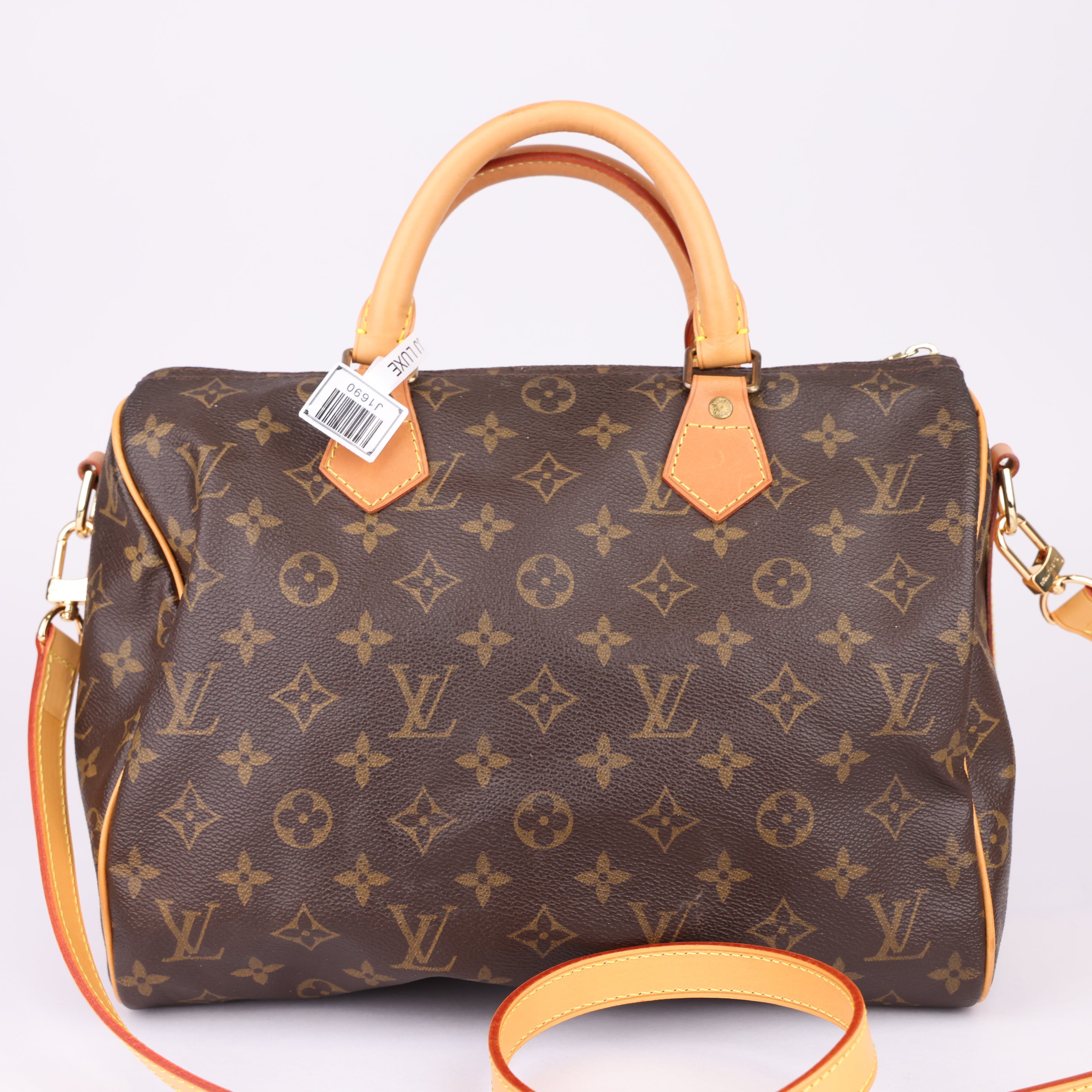 J1690 Louis Vuitton Speedy Bandoulière 30 Monogram Canvas- Pre Owned