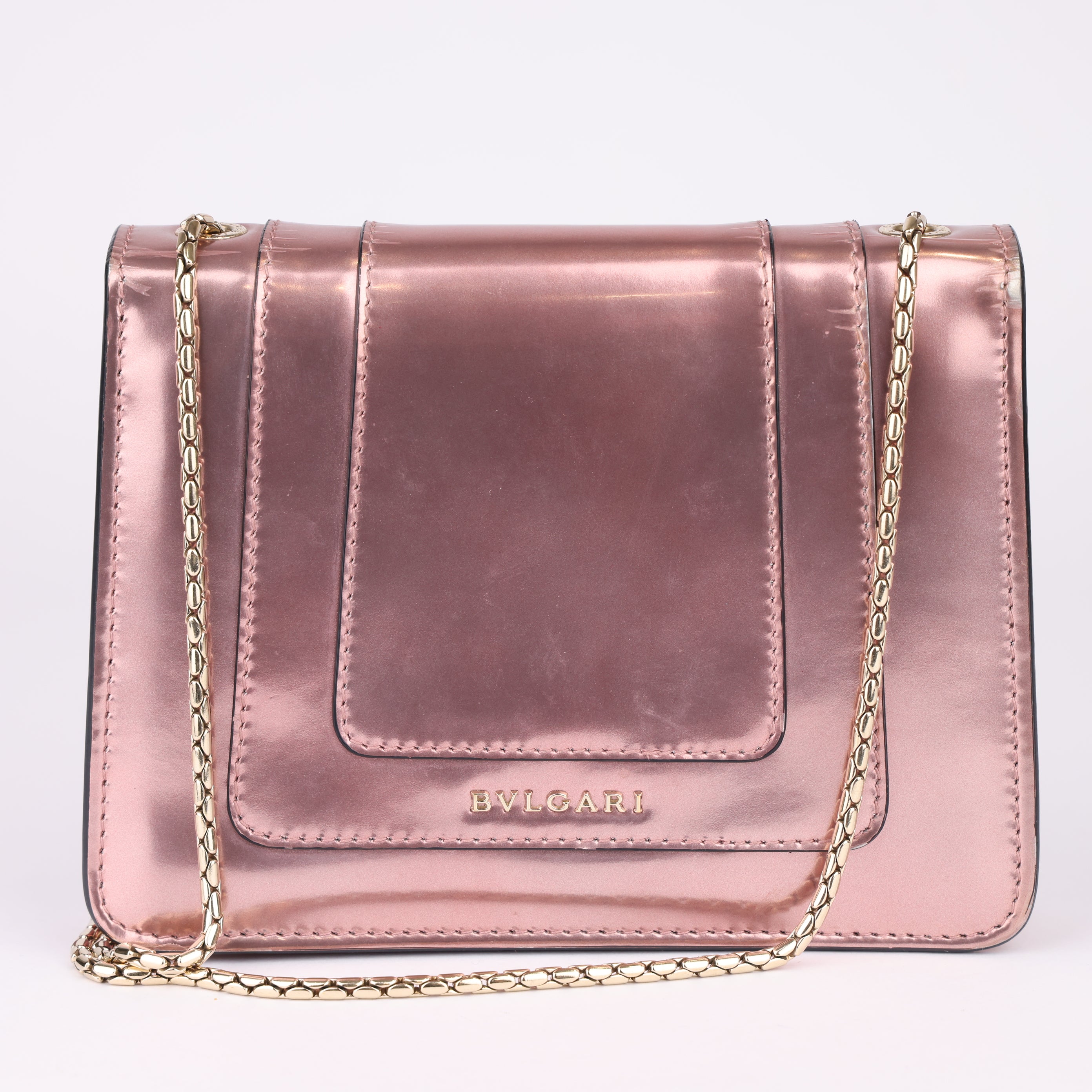 J1643 BVLGARI Serpenti Forever Cross Body Chain Shoulder Bag- Pre Owned