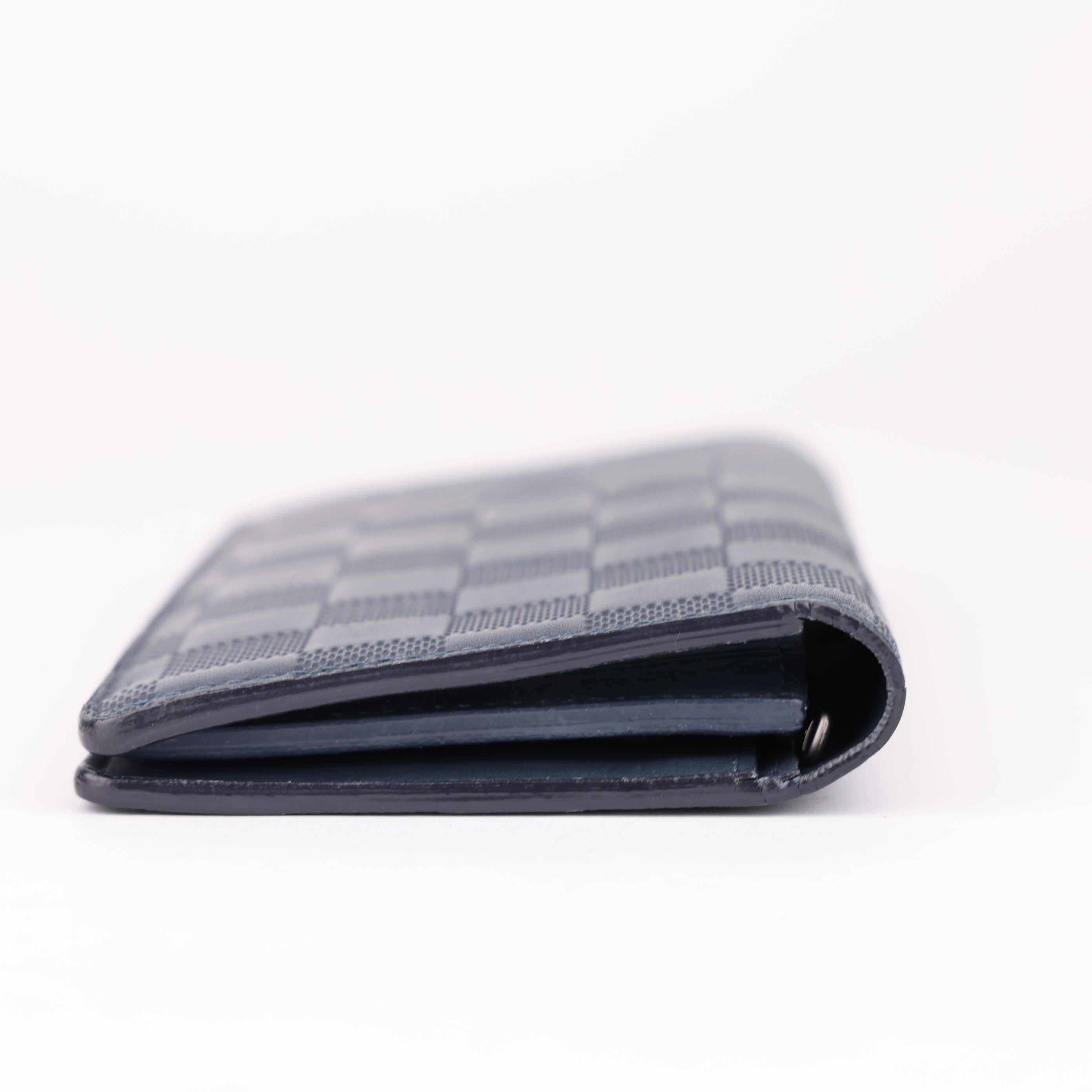 J1635 Louis Vuitton Blue Damier Wallet- Pre Owned