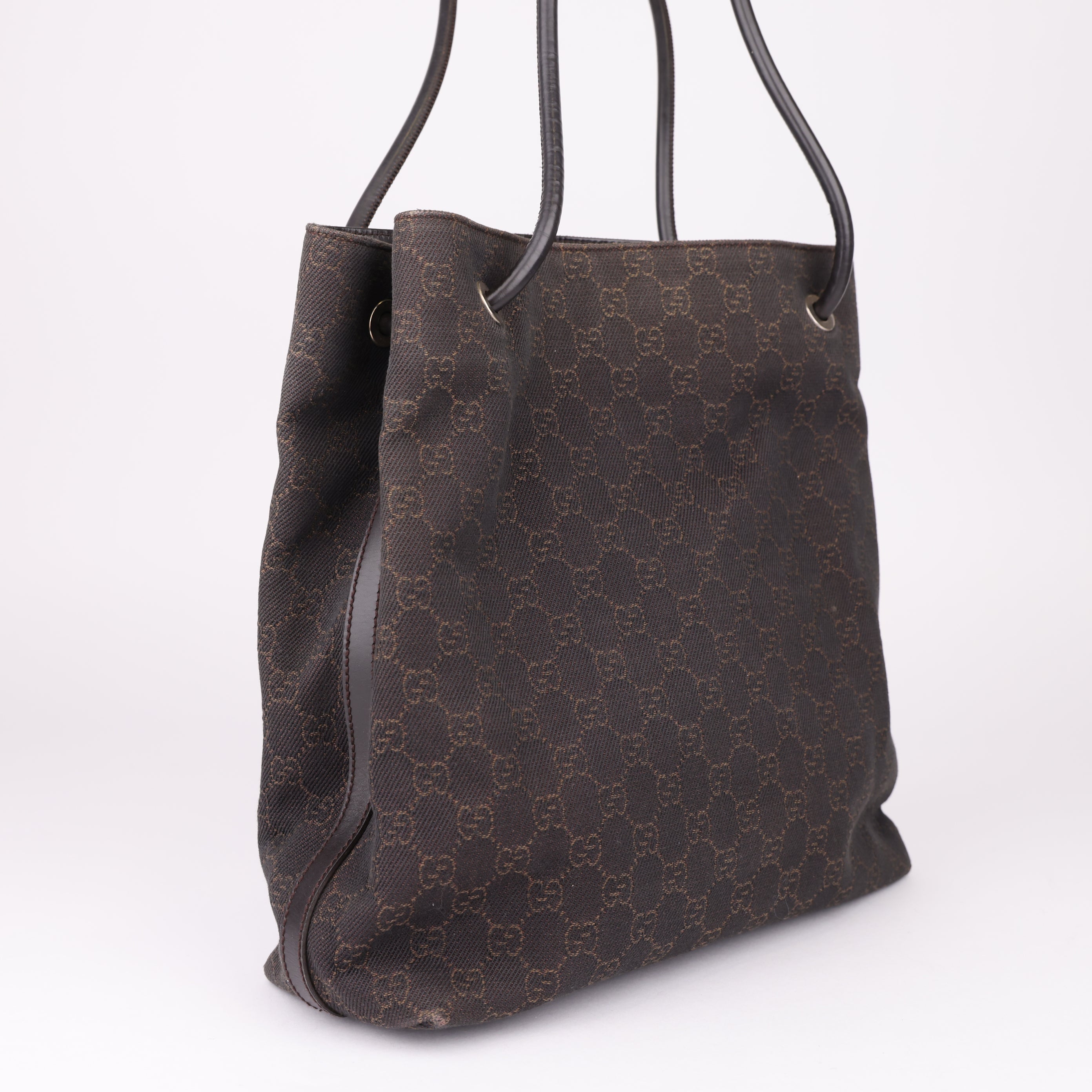 J1621 GUCCI Gifford GG Monogram Canvas Bag- Pre Owned