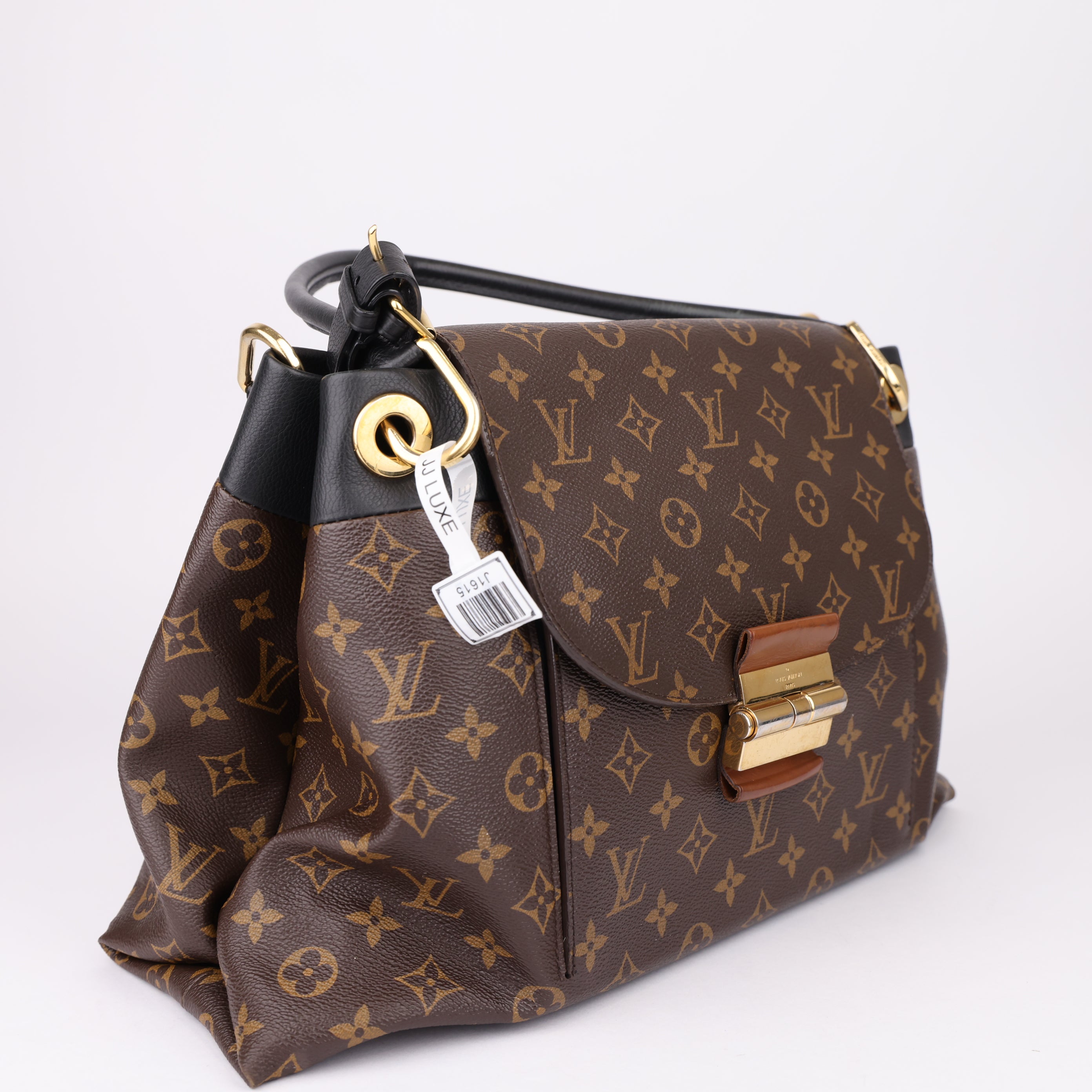 J1615 Louis Vuitton Quetsche Monogram Canvas Olympe Bag- Pre Owned