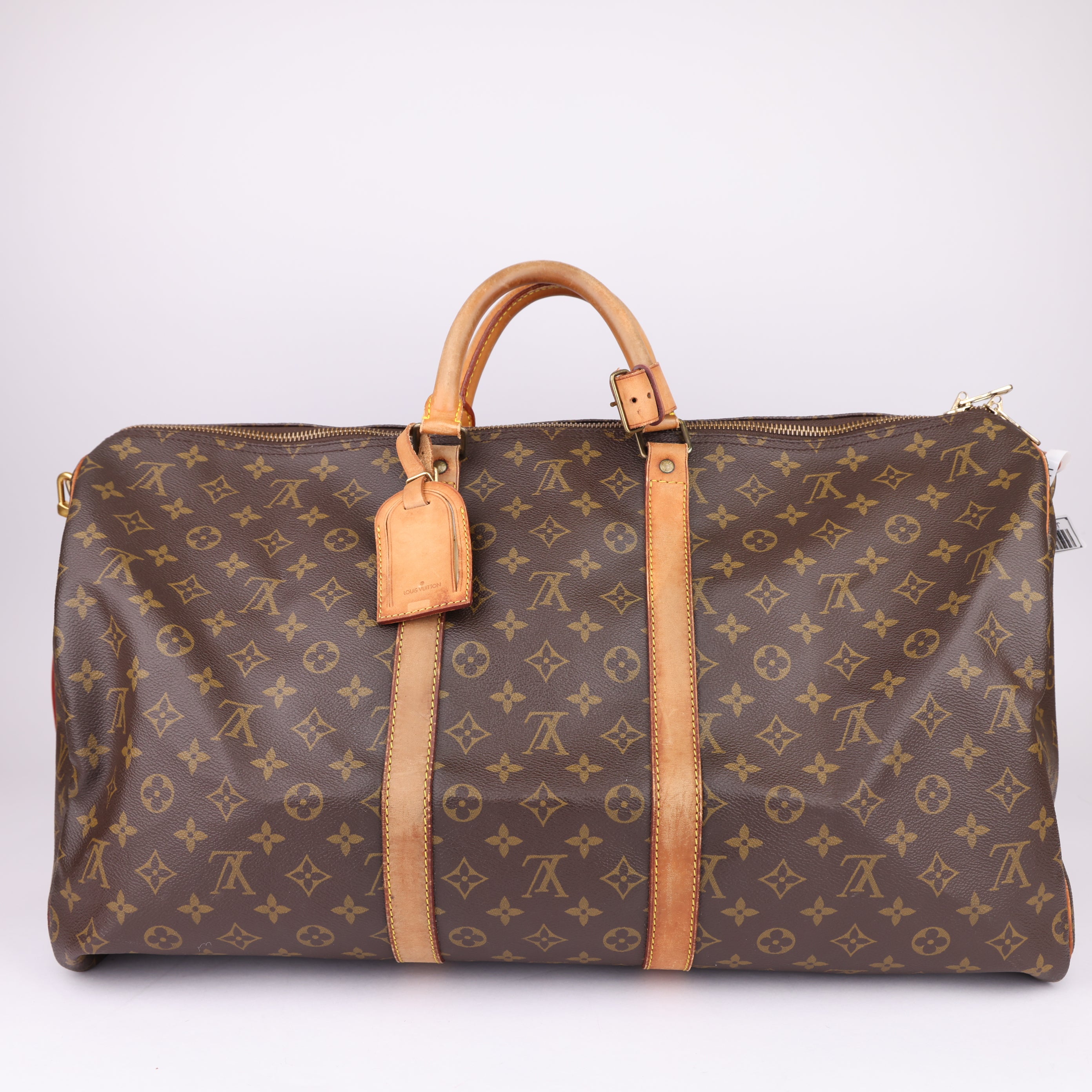 J1616 Louis Vuitton Keepall 55 Bandoulière Monogram Canvas- Pre Owned