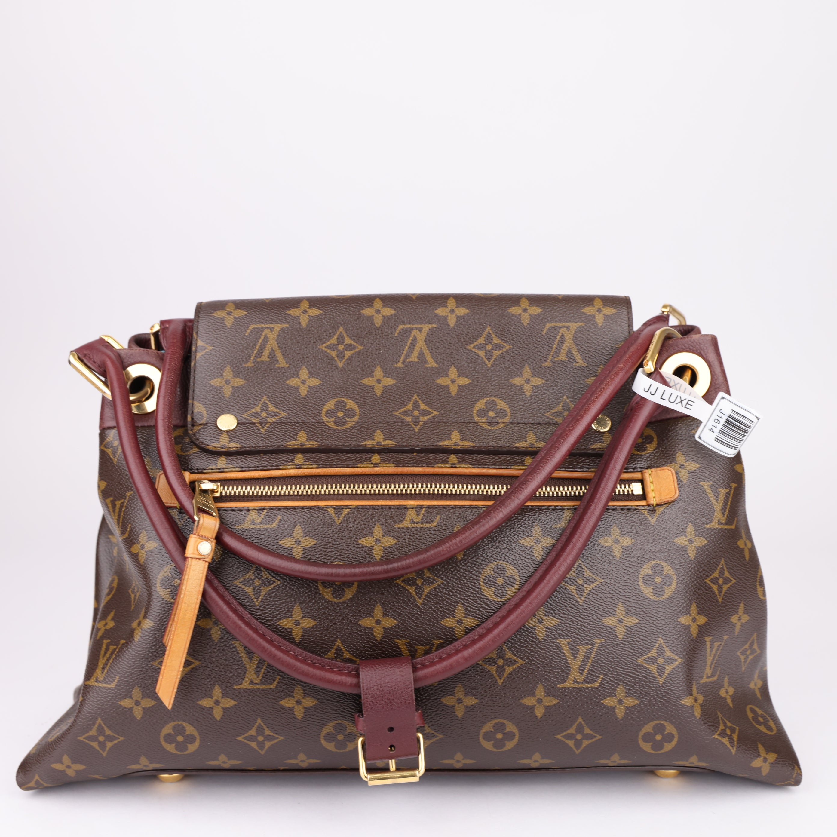 J1614 Louis Vuitton Quetsche Monogram Canvas Olympe Bag- Pre Owned