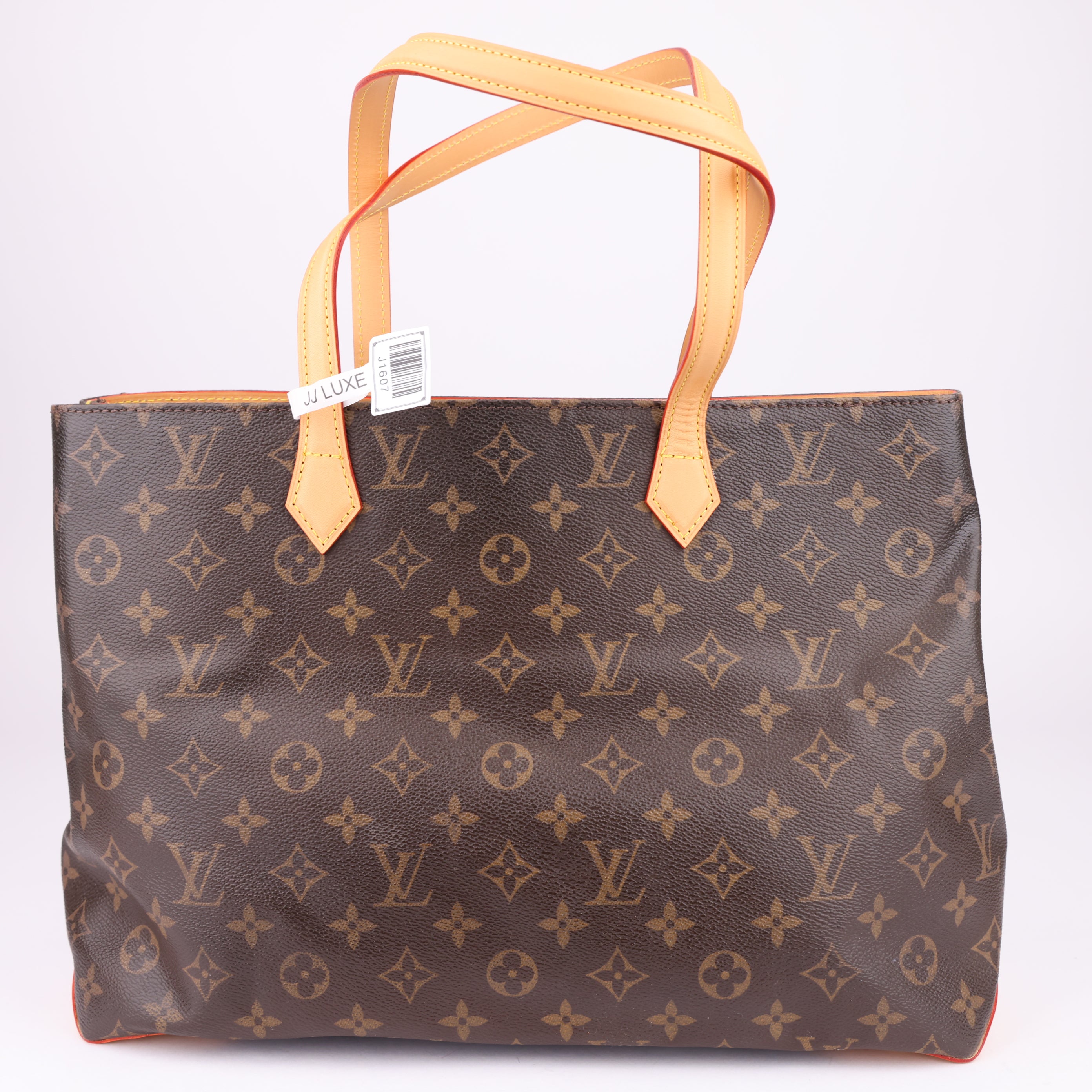 J1607 Louis Vuitton Monogram Canvas Wilshire MM Tote Bag- Pre Owned