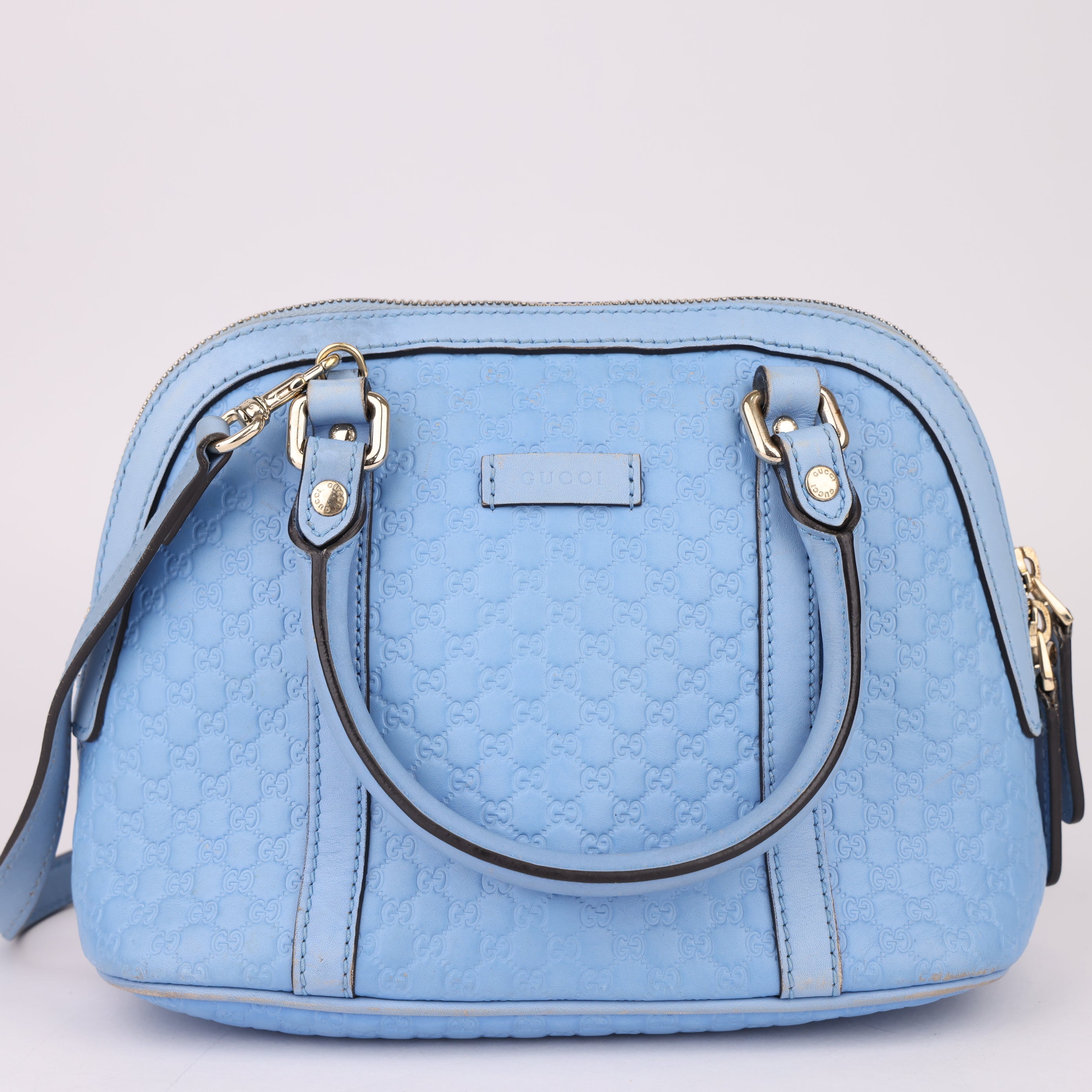 J1578 Gucci Mini Microguccissima Dome Satchel- Pre Owned