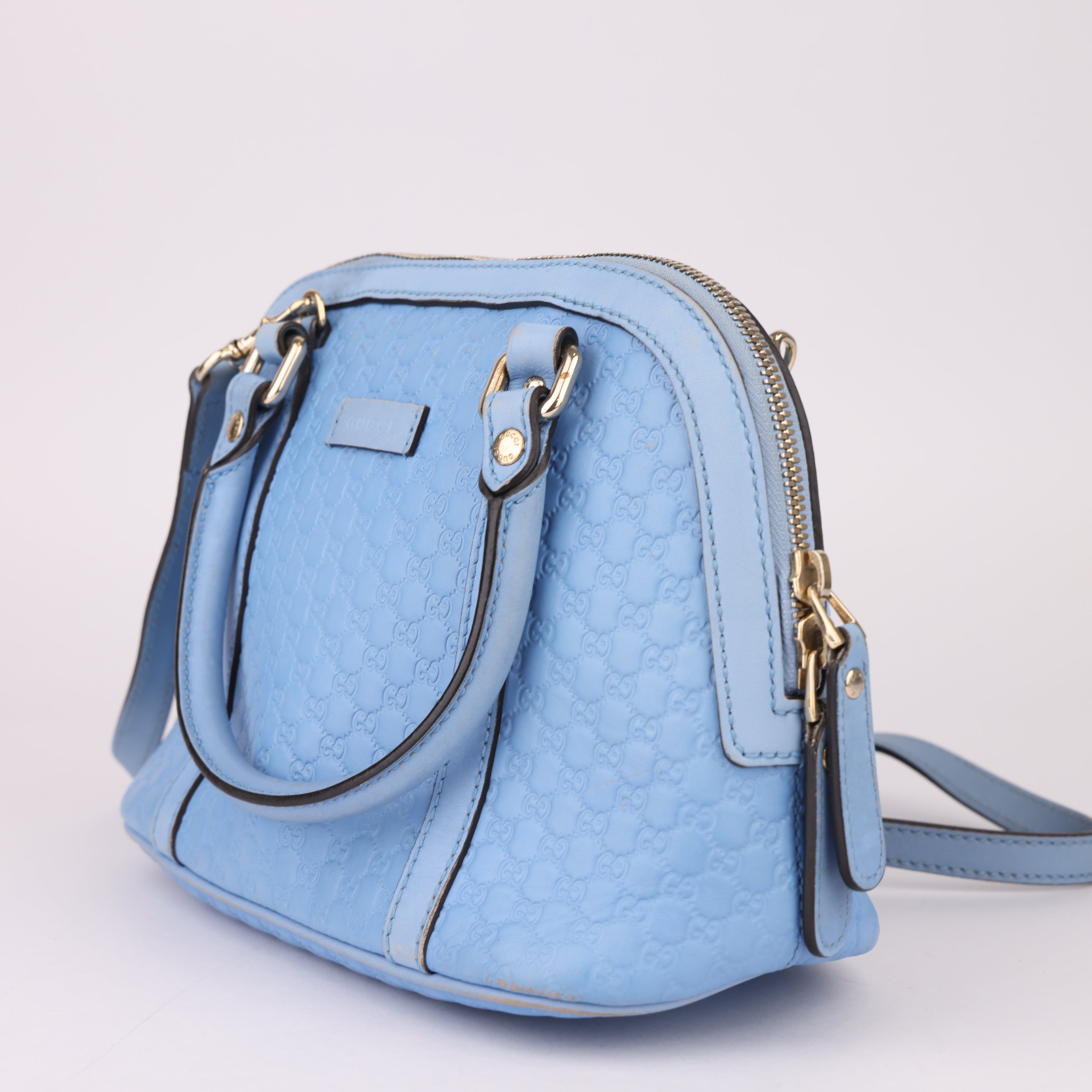 J1578 Gucci Mini Microguccissima Dome Satchel- Pre Owned