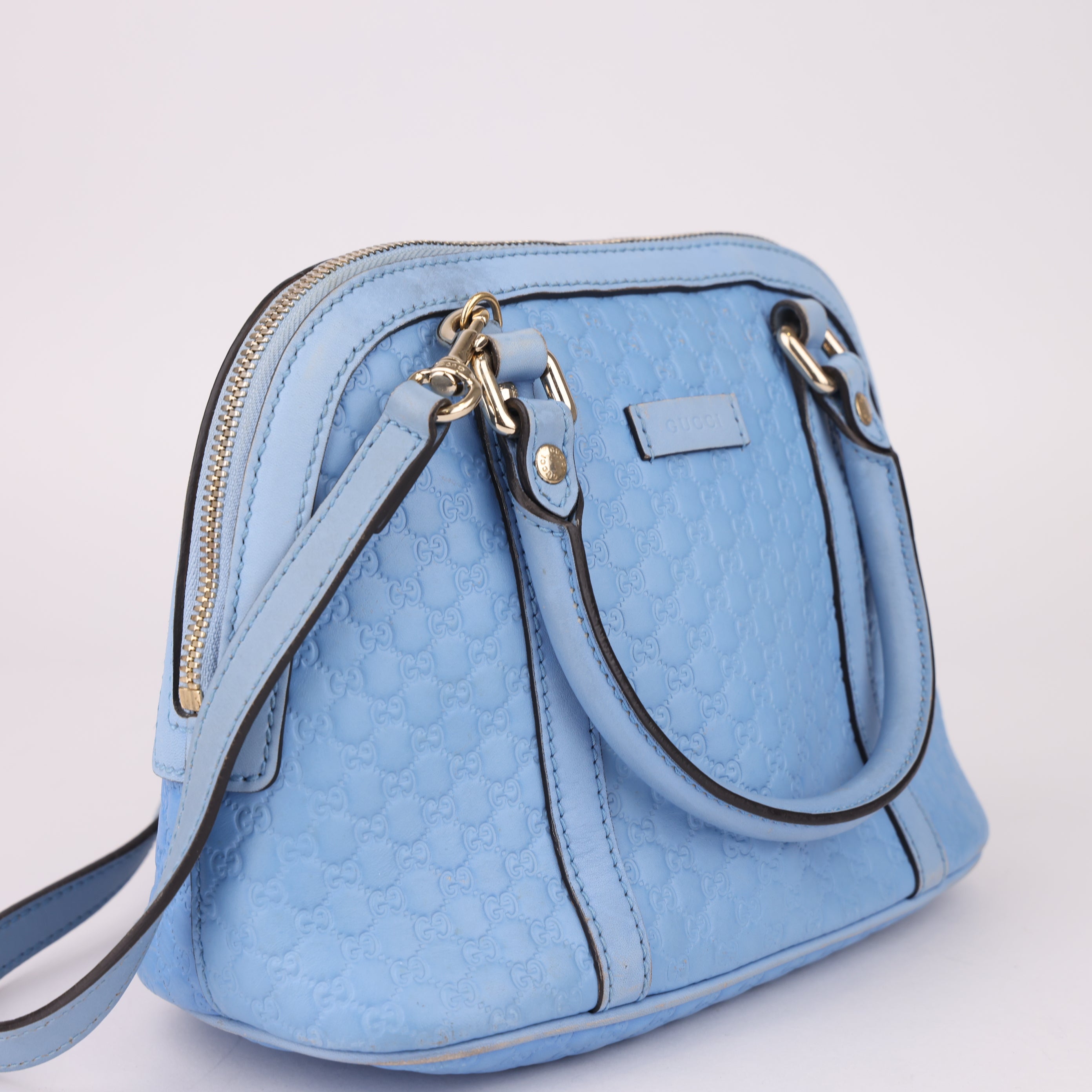 J1578 Gucci Mini Microguccissima Dome Satchel- Pre Owned