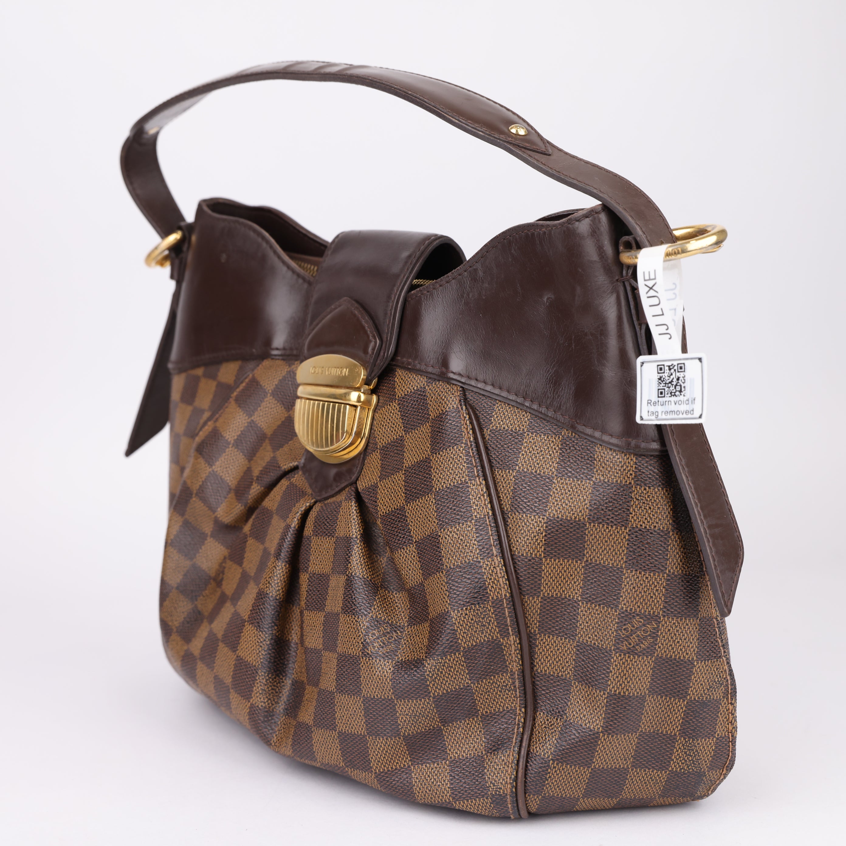 J1599 Louis Vuitton Damier Canvas Sistina Bag- Pre Owned