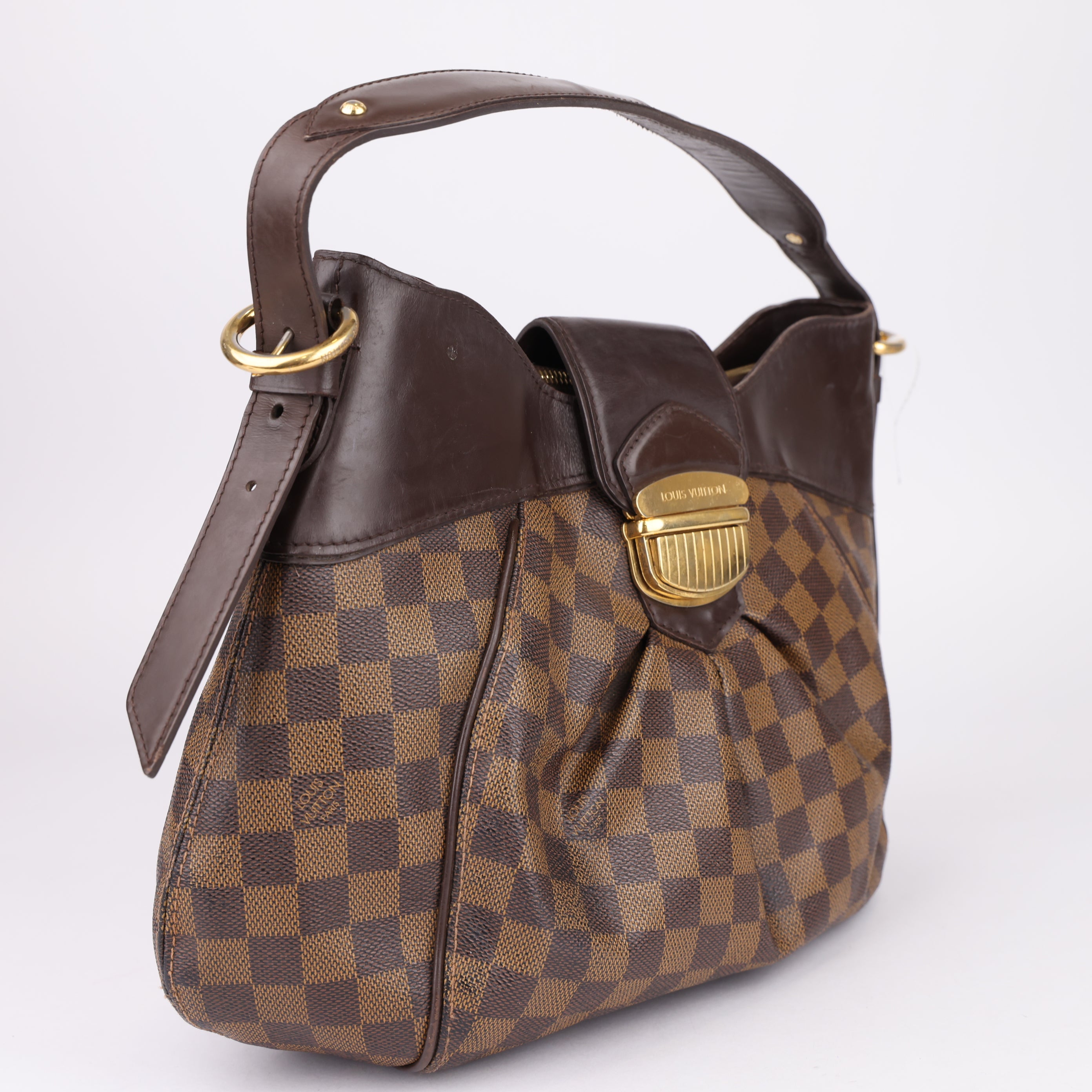 J1599 Louis Vuitton Damier Canvas Sistina Bag- Pre Owned