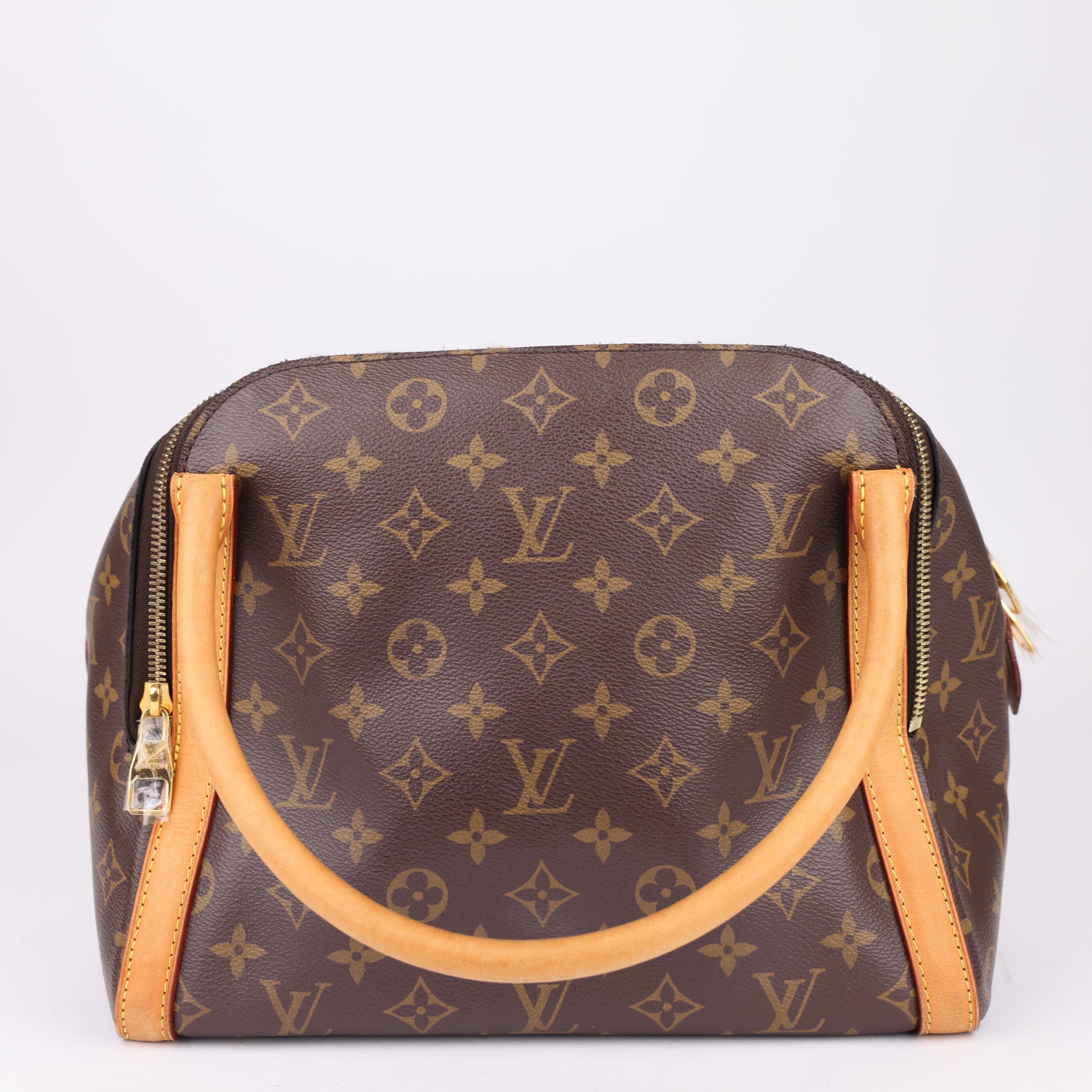 J1598 Louis Vuitton Brown Canvas Marais Bag- Pre Owned