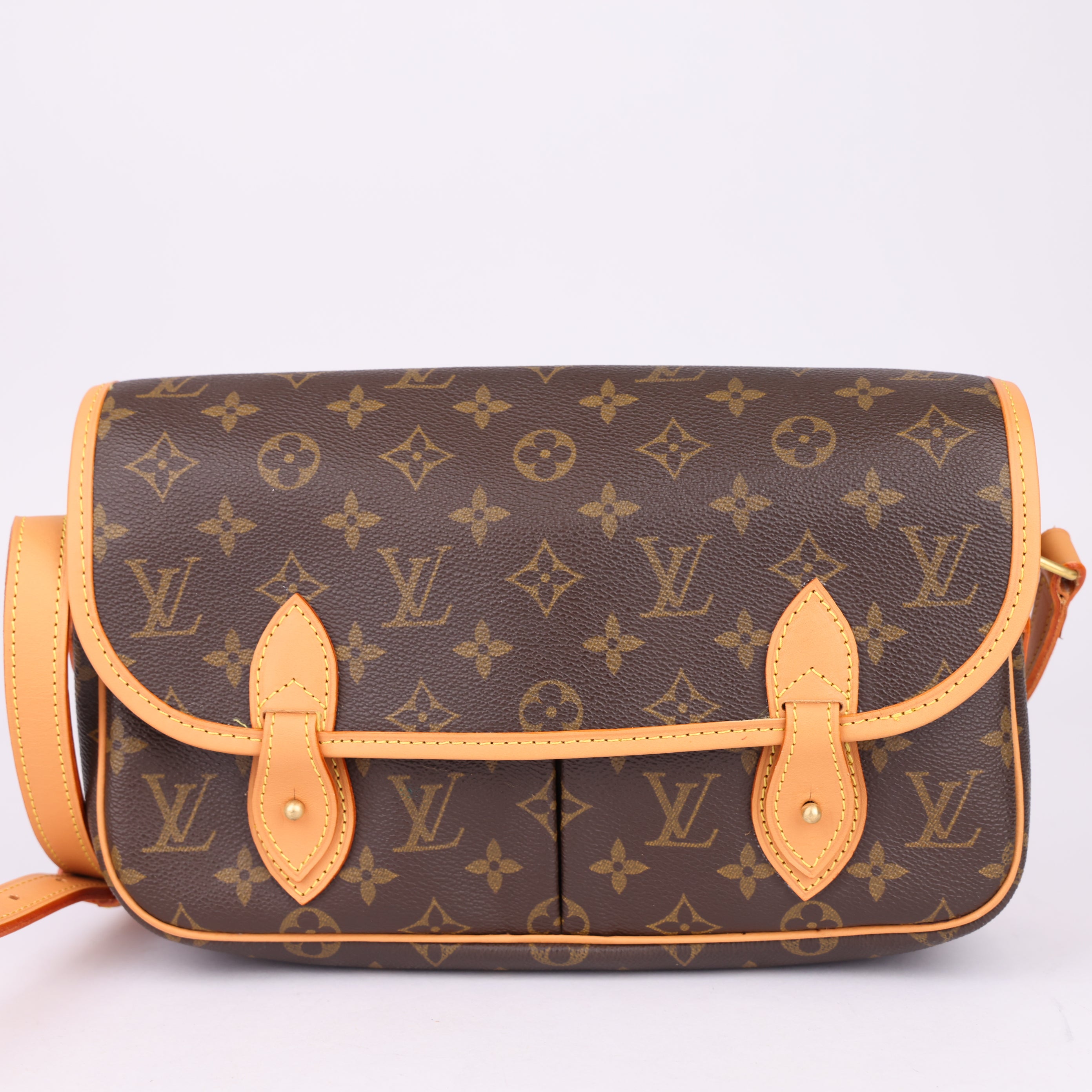 J1756 Louis Vuitton Monogram Gibeciere MM Bag- Pre Owned